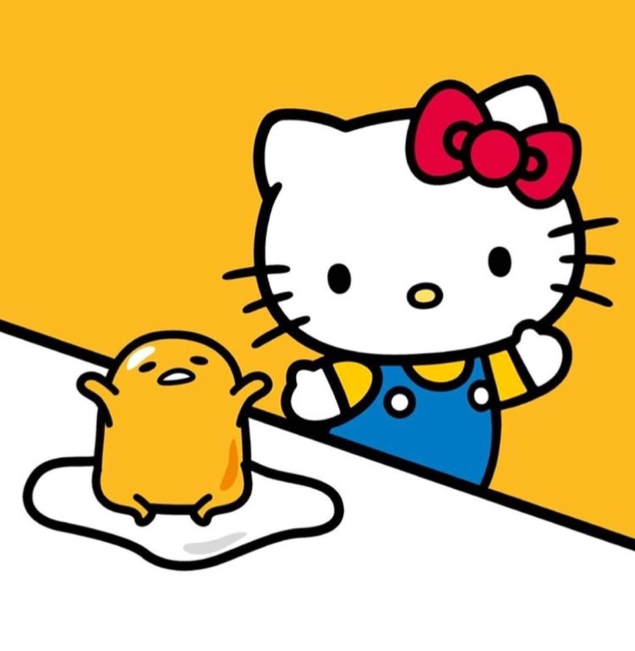 蛋黄哥与凯蒂猫头像