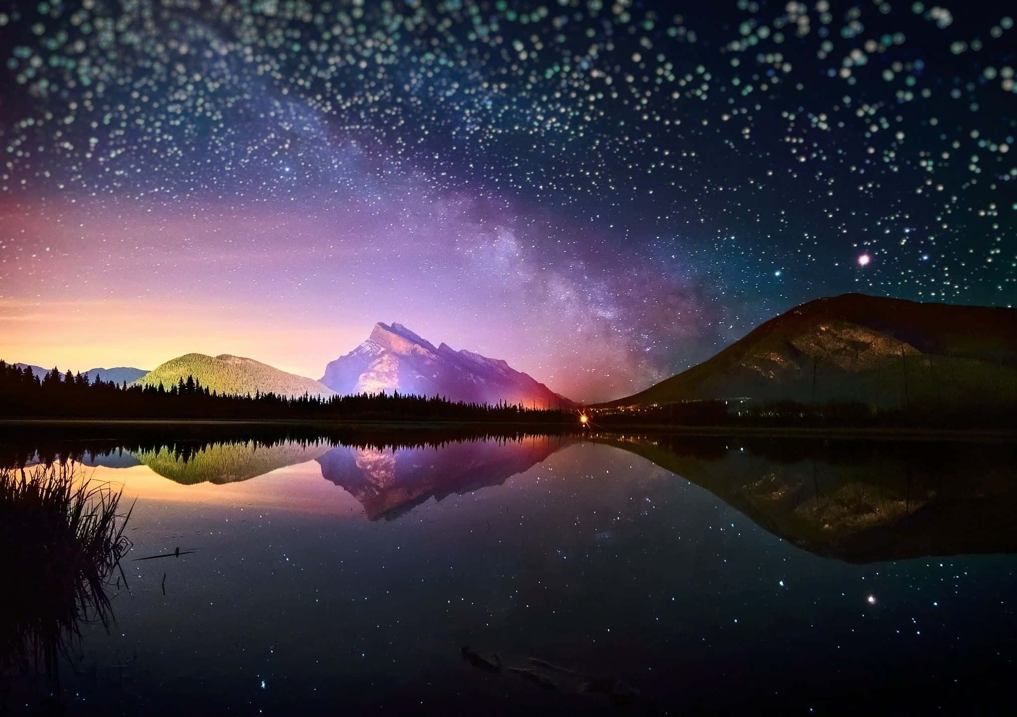 「觀星者的夜空」 壁紙