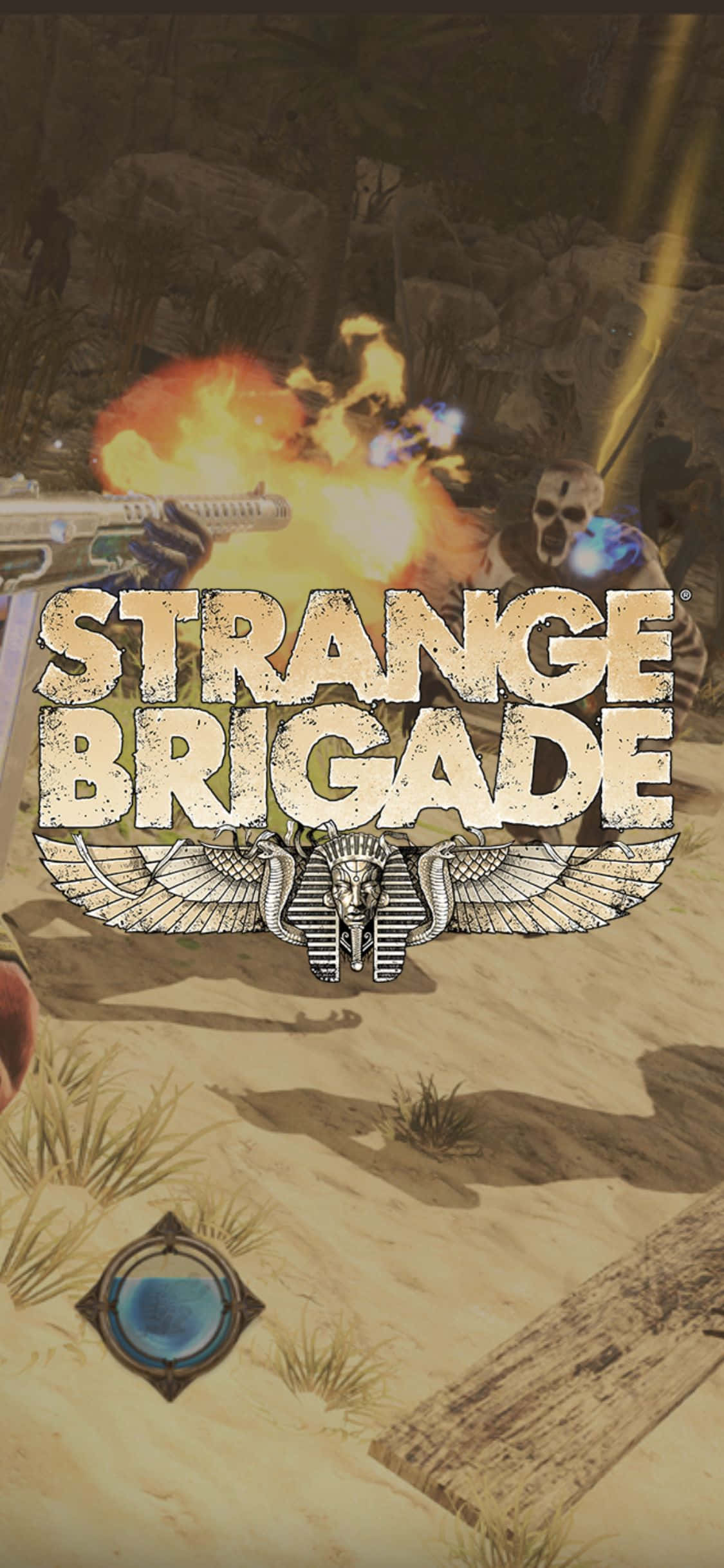 角色射击僵尸 iPhone X Strange Brigade 背景 壁紙