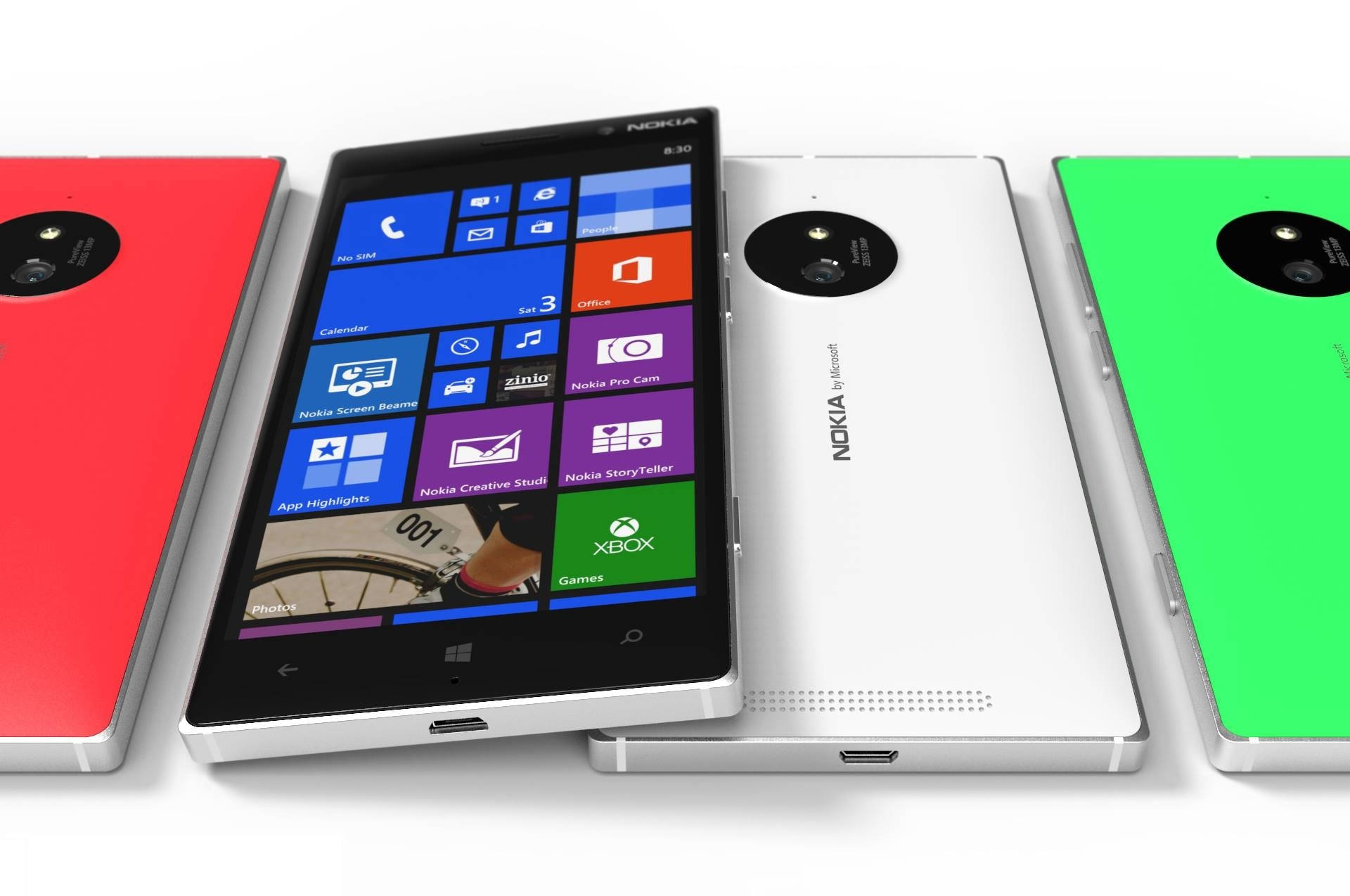 诺基亚Lumia 830智能手机 壁紙