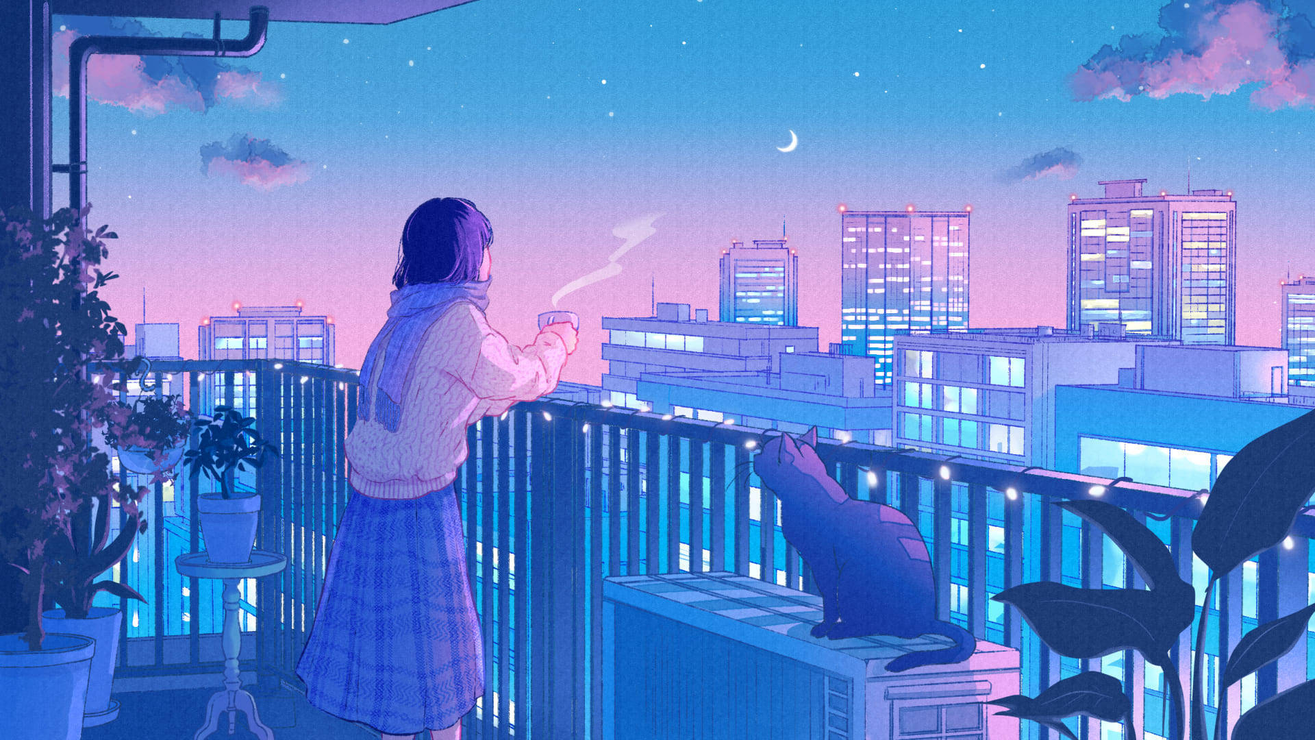 貓咪電腦美學 壁紙