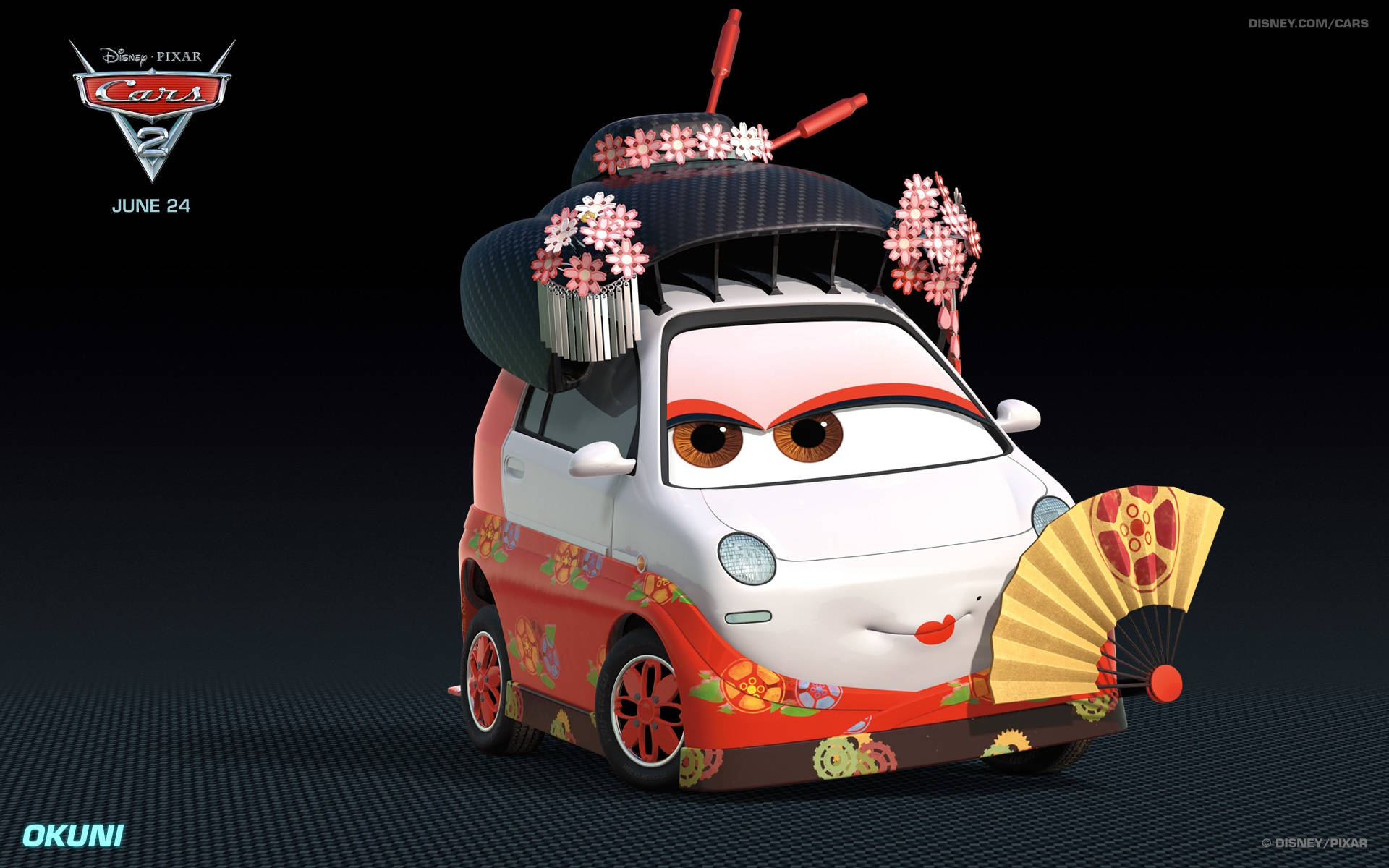 迪士尼皮克斯《赛车总动员2》奥库尼 壁紙