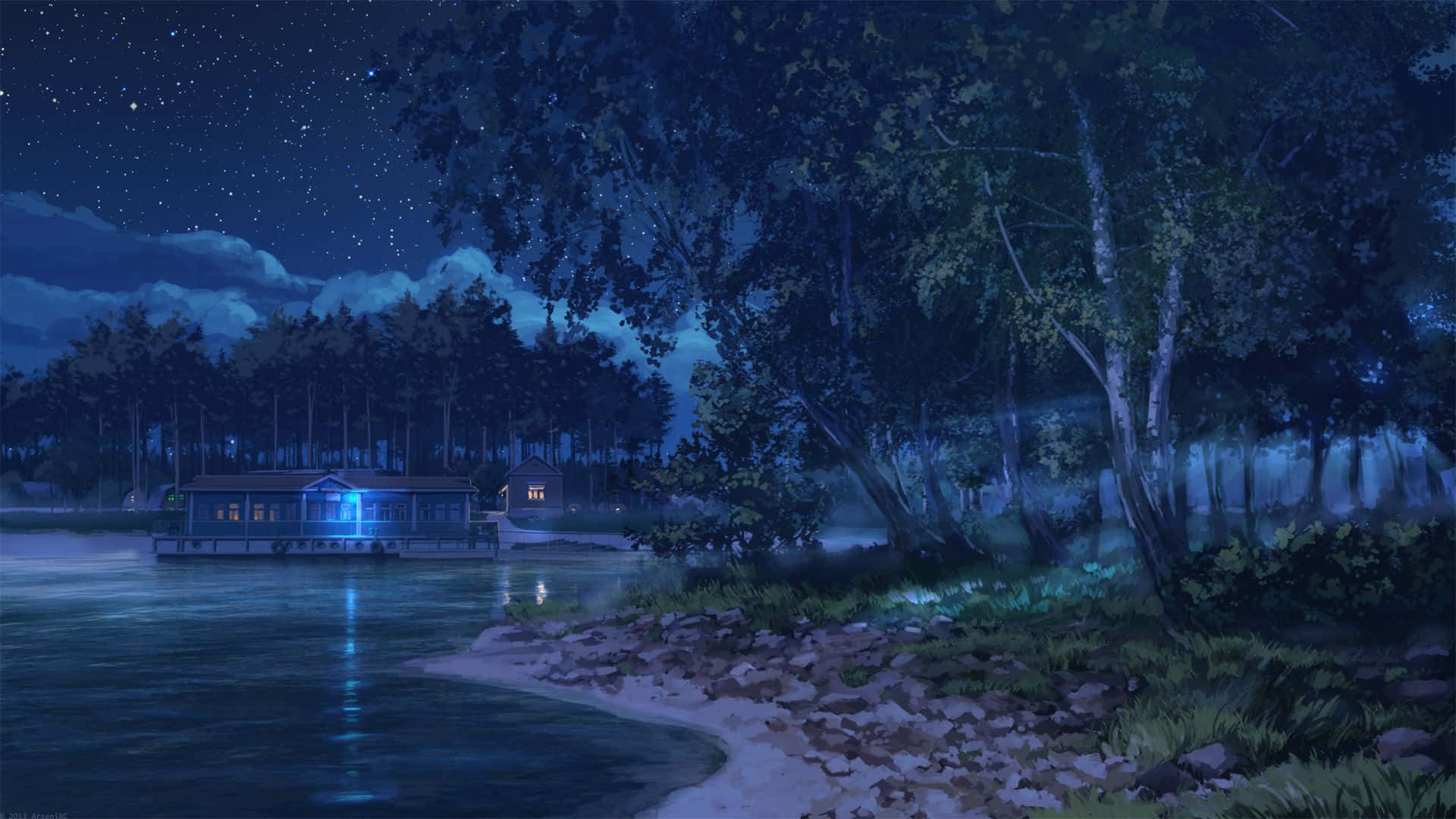 迷人动漫奇幻风景 壁紙