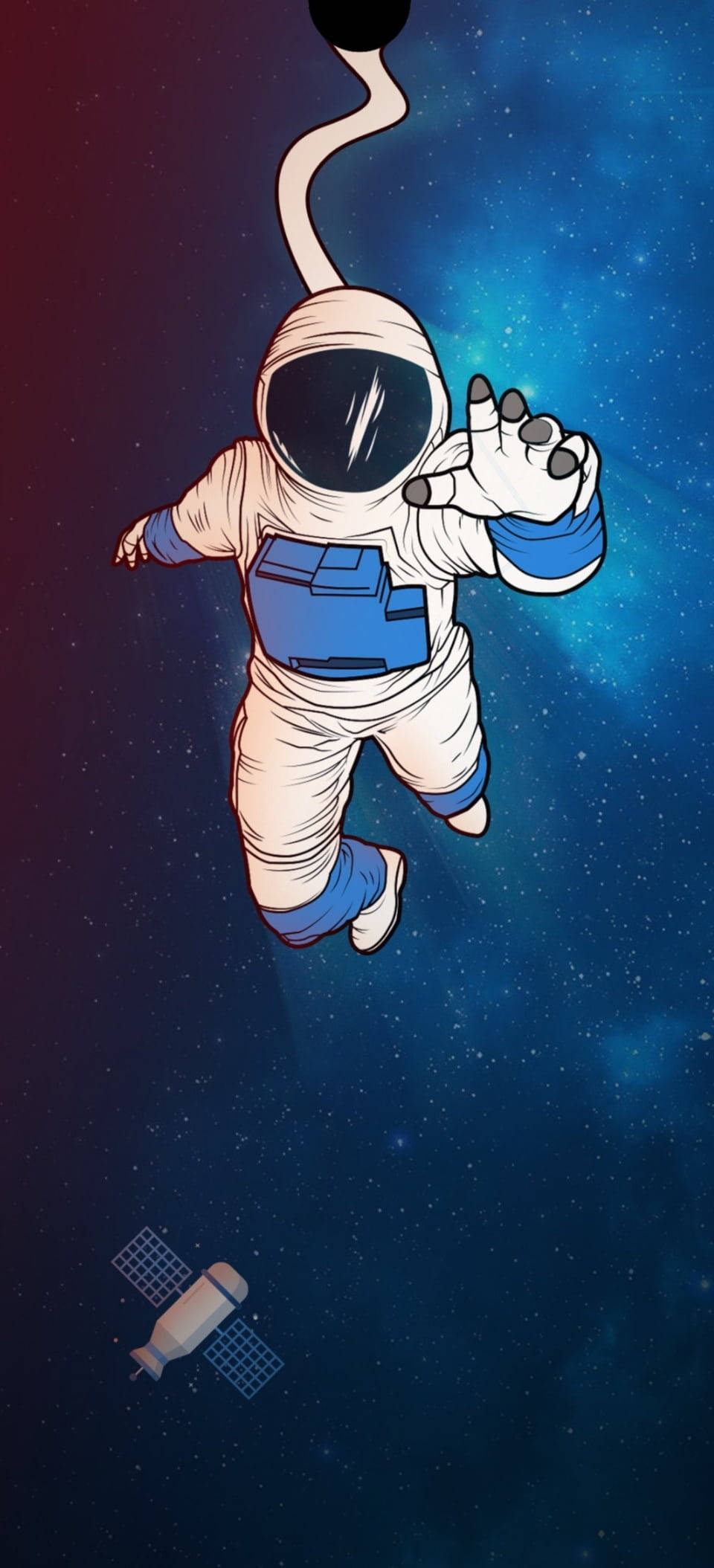 迷人卡通太空人 壁紙