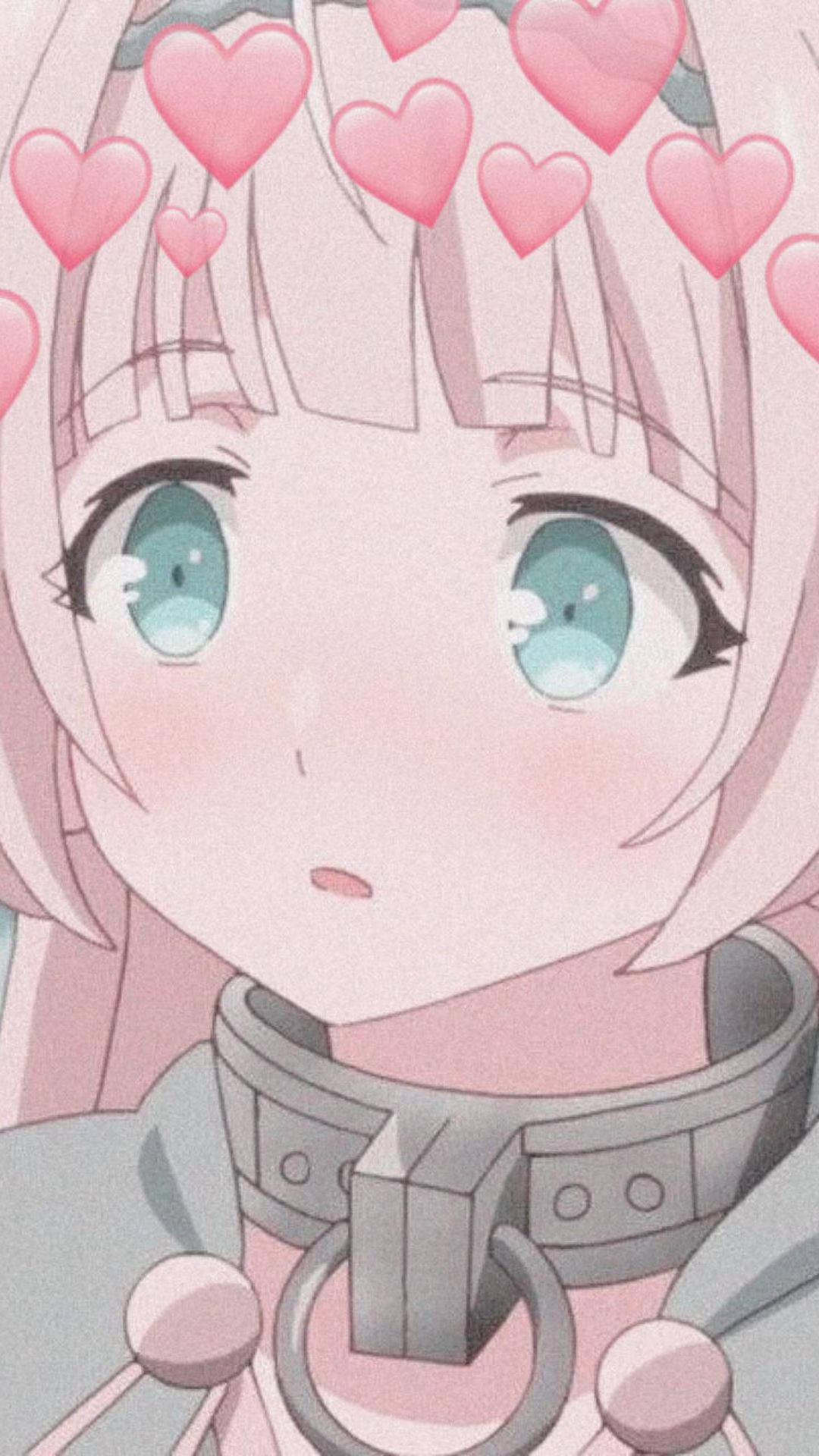 迷人可愛動漫頭貼：被鎖鏈束縛的少女 壁紙