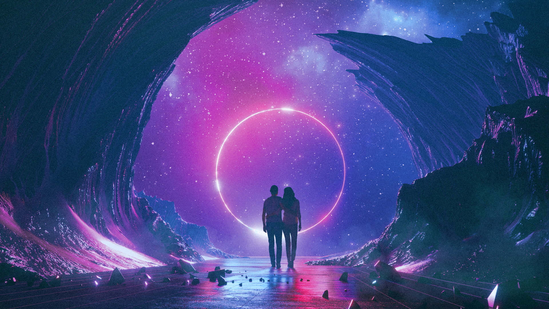 迷人暗紫美學 壁紙