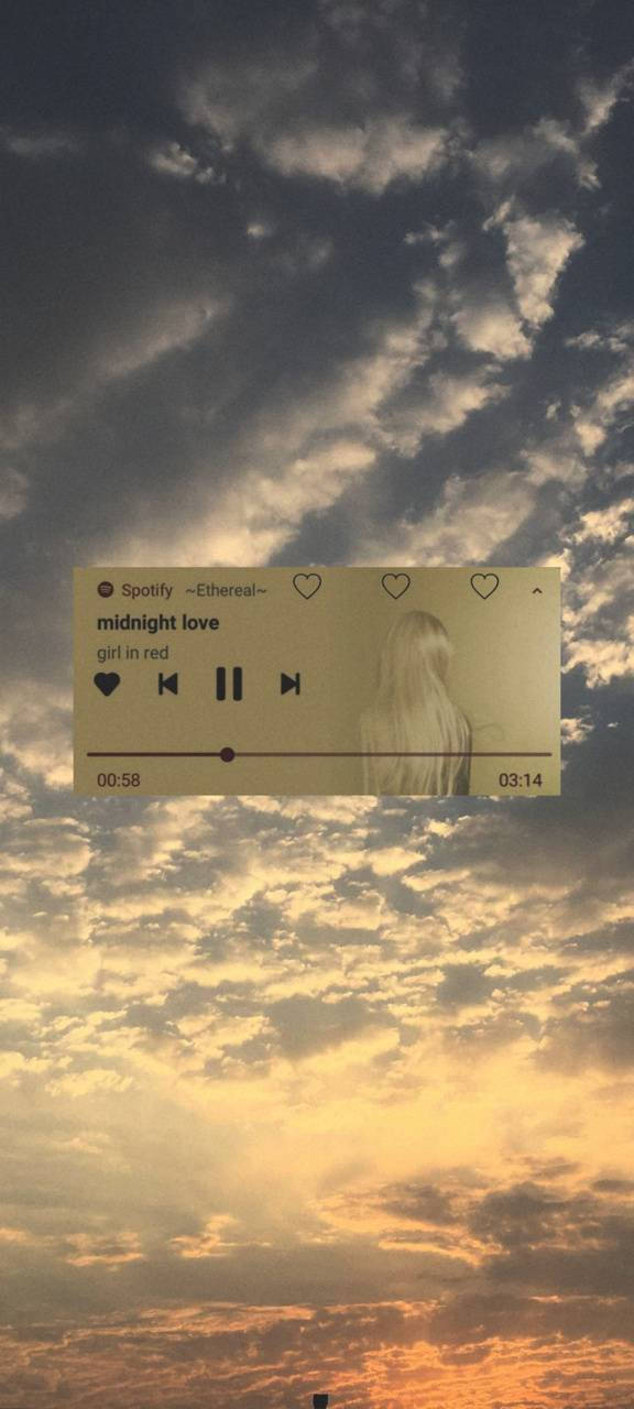 迷人紅衣女孩音樂美學 壁紙