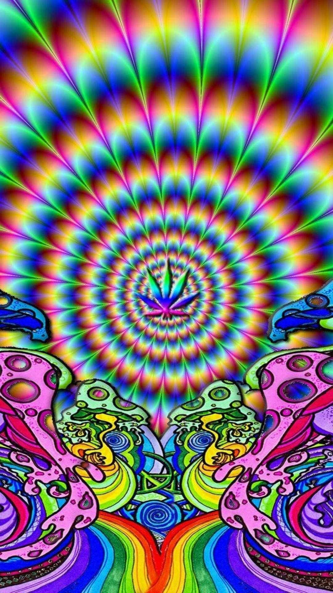 迷幻万花筒大麻美学 壁紙