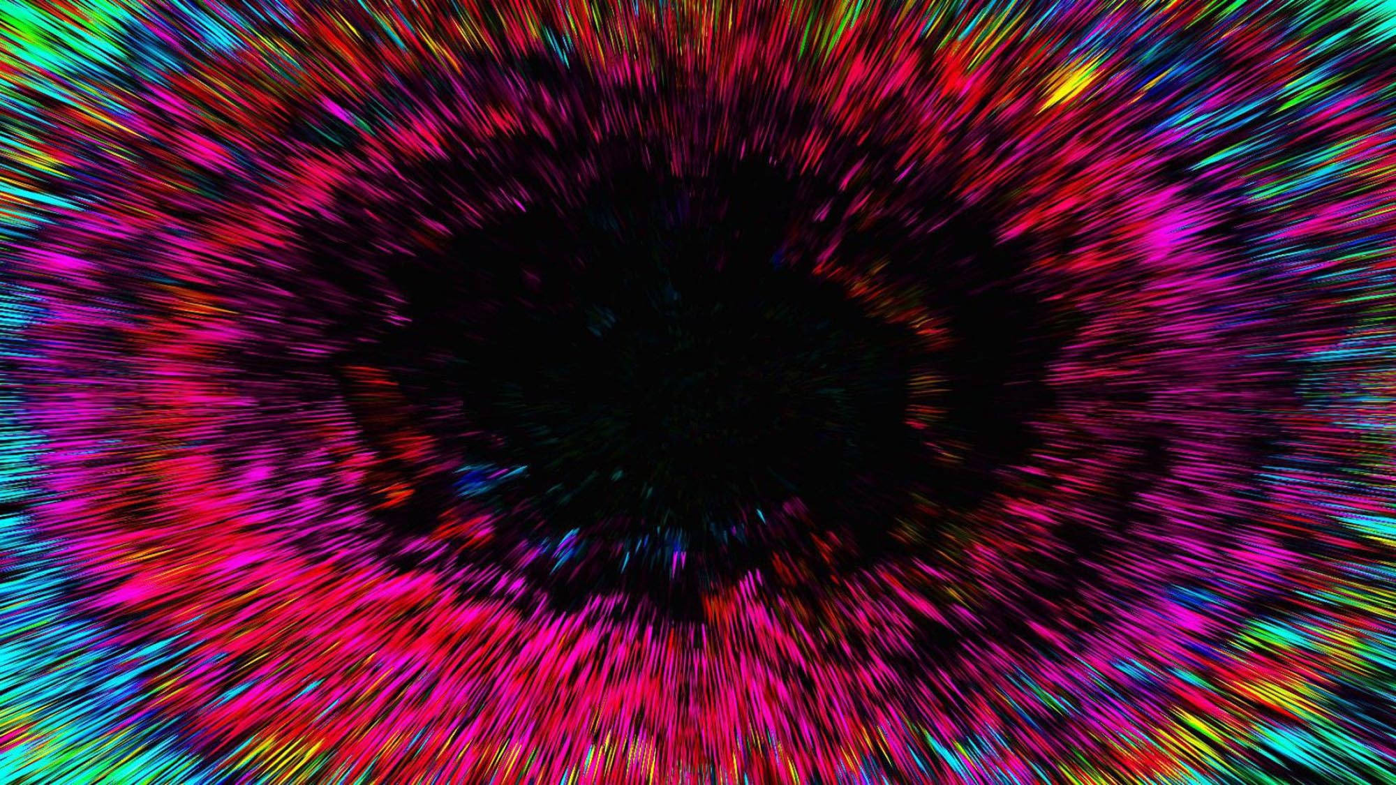 迷幻暗色美學光速 壁紙