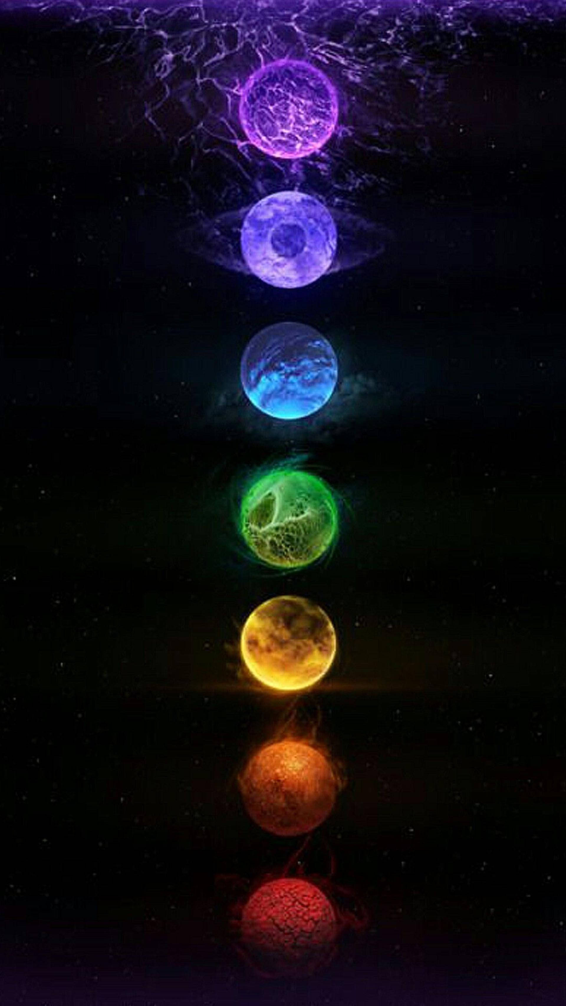 迷幻暗色美學行星 壁紙