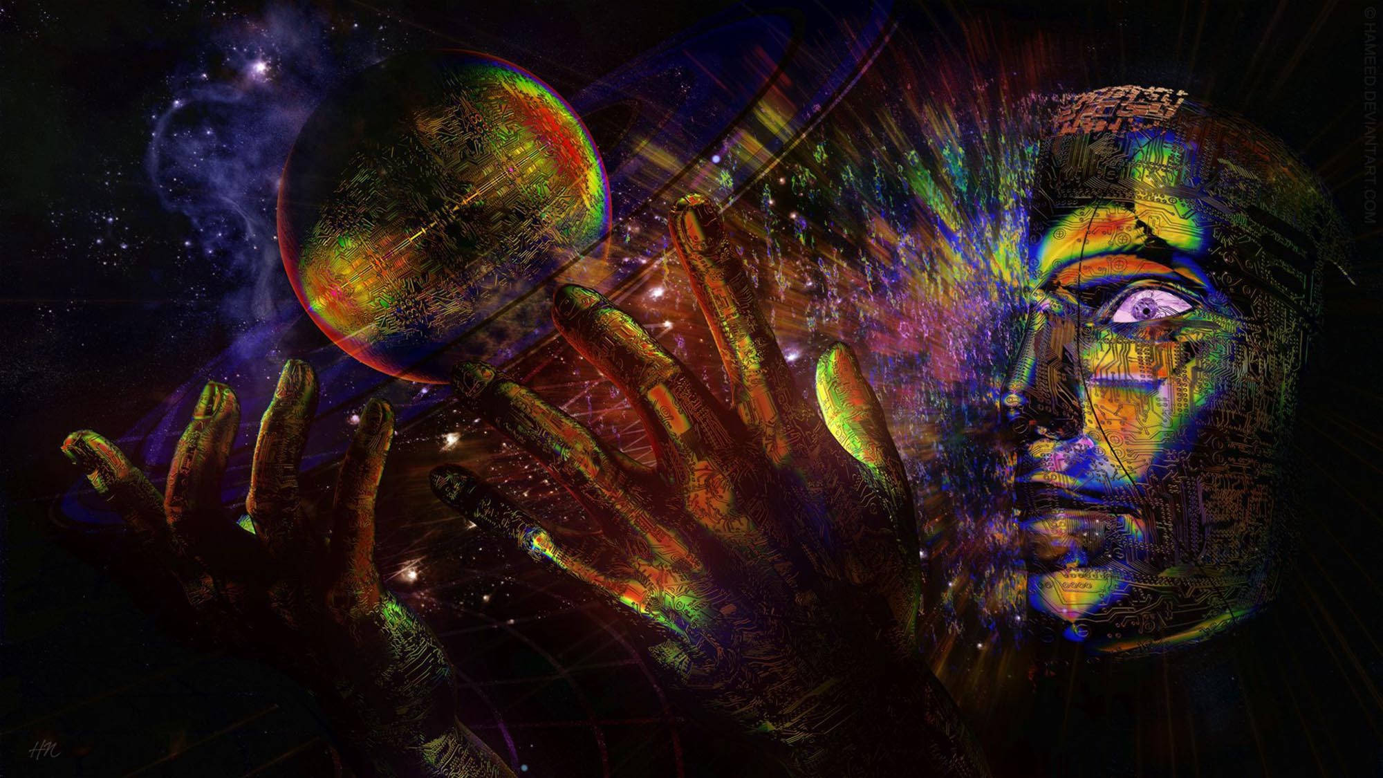 迷幻暗黑美學宇宙藝術 壁紙