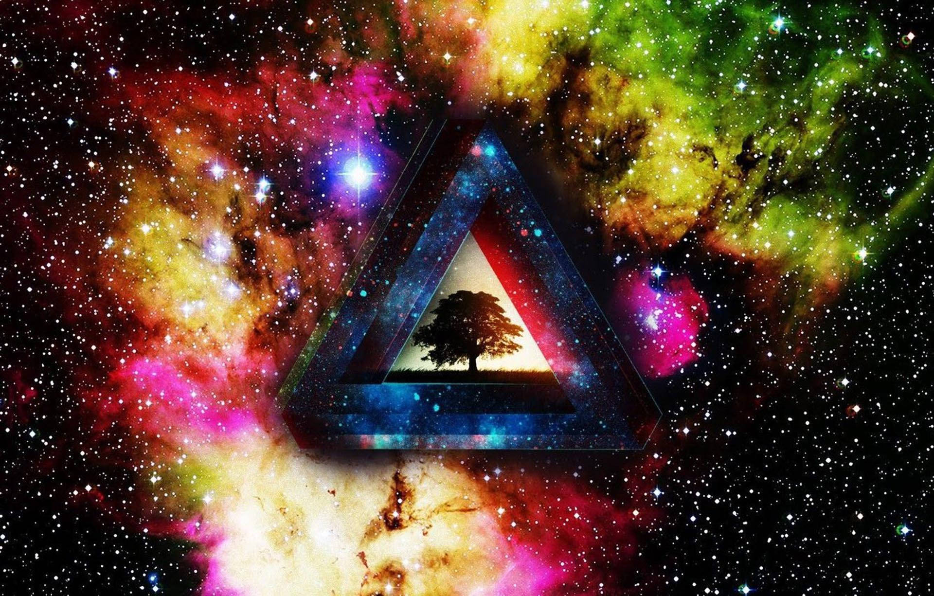 迷幻暗黑美學星系 壁紙