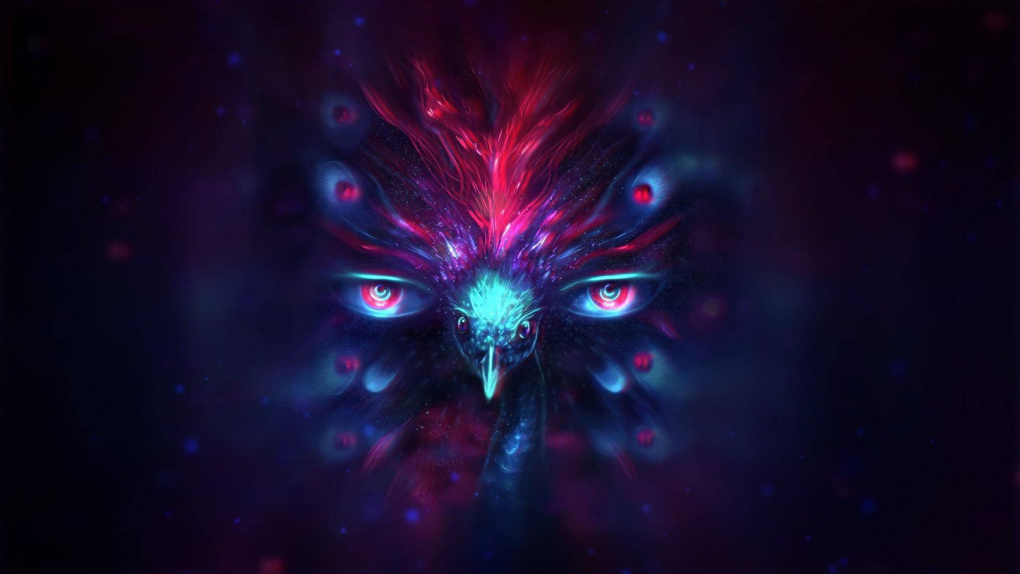迷幻暗黑美學鳥瞰之眼 壁紙