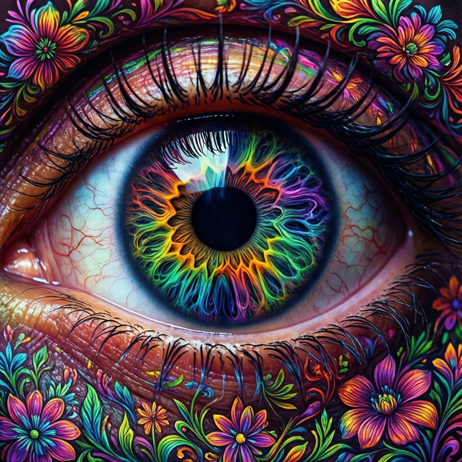 迷幻眼睛 壁紙