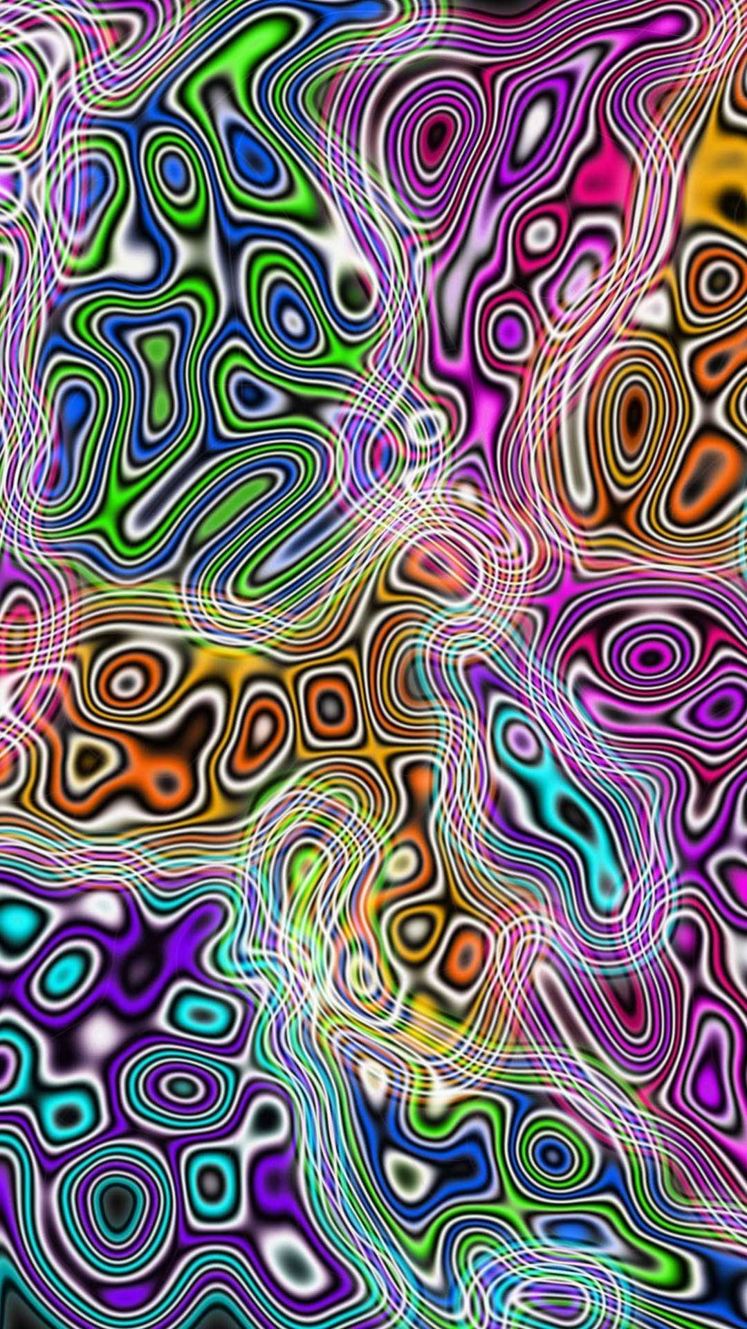 迷幻繽彩斑點 壁紙