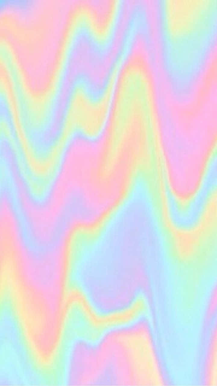迷幻美學柔和色調背景 壁紙