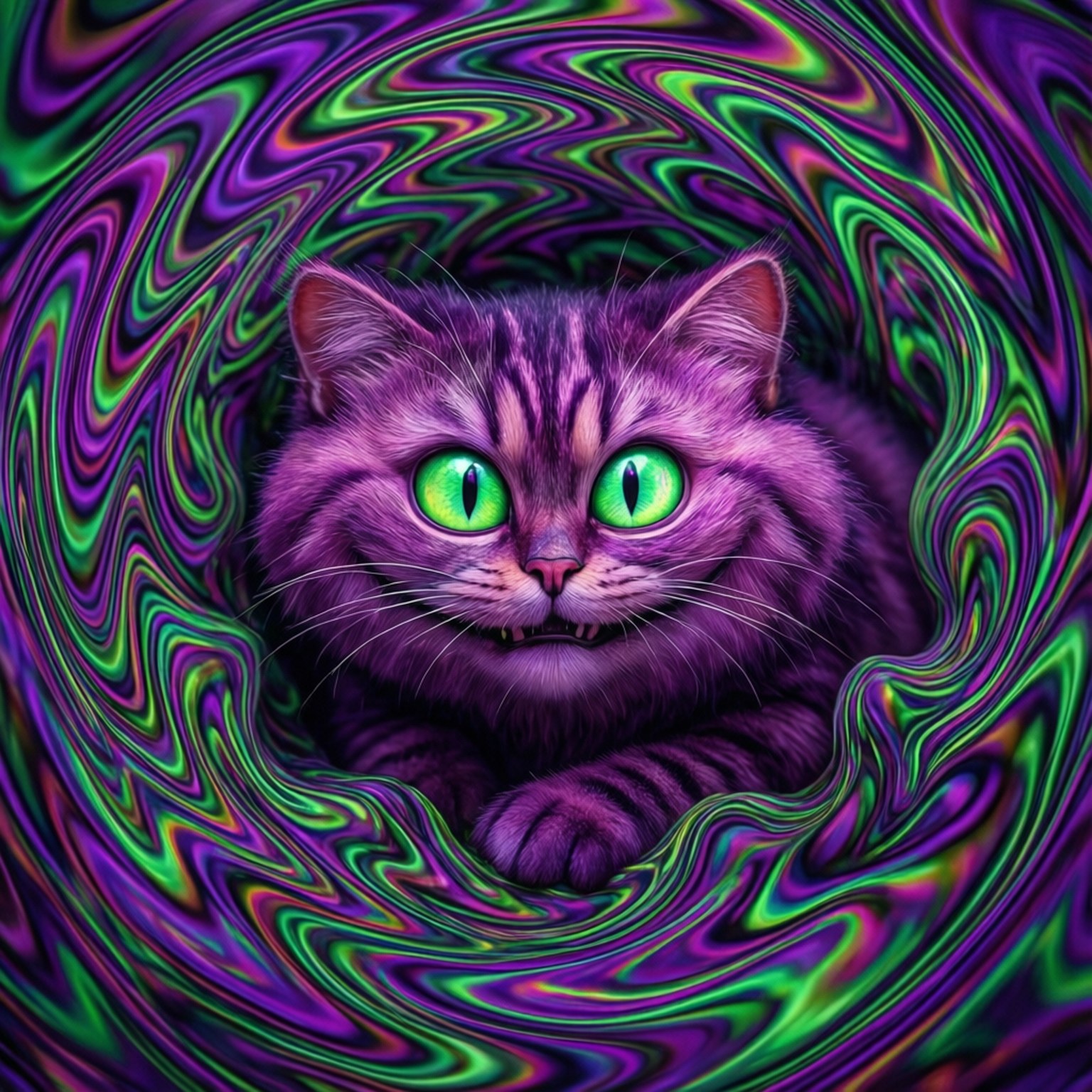 迷幻貓咪 壁紙