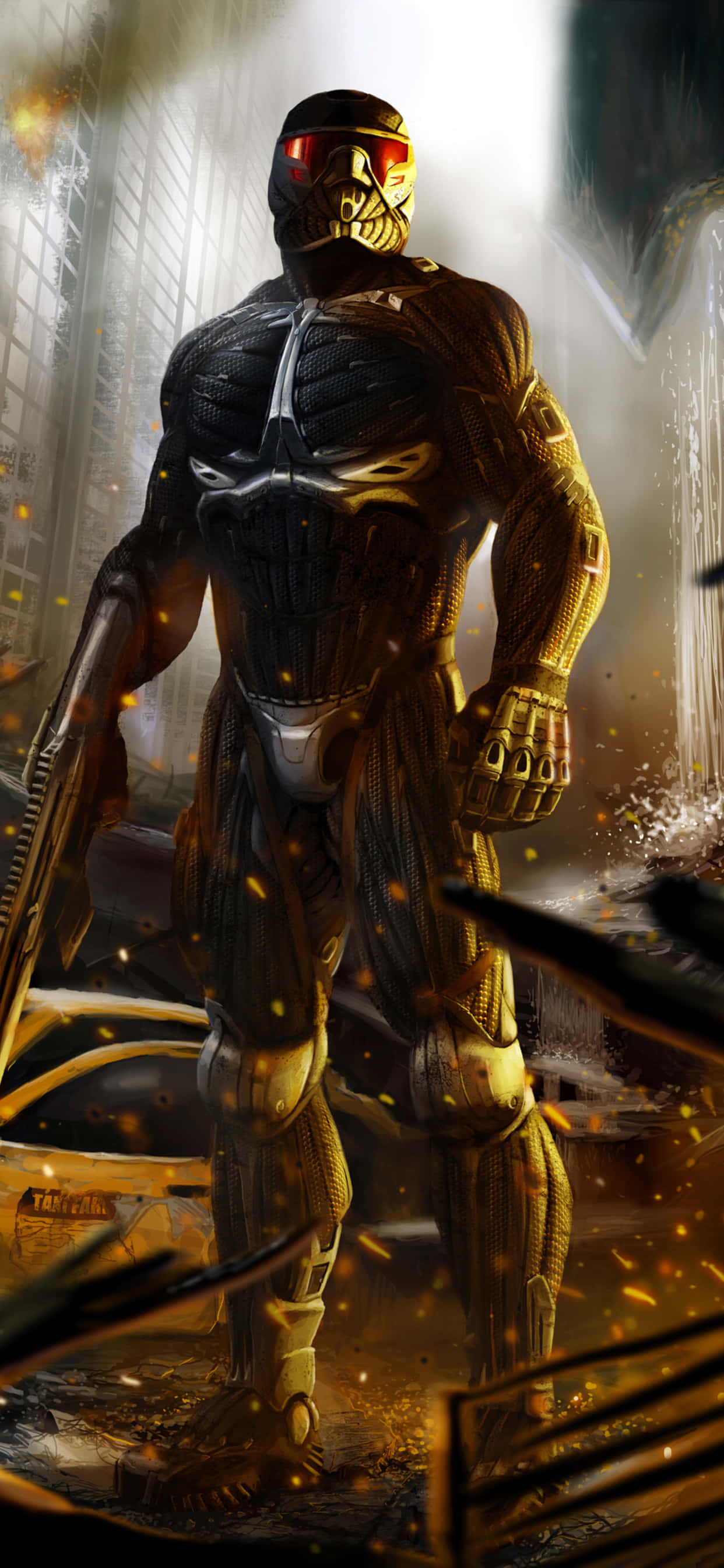 沉浸于《Crysis Warhead》视觉震撼的游戏世界，全新 iPhone XS Max 体验 壁紙