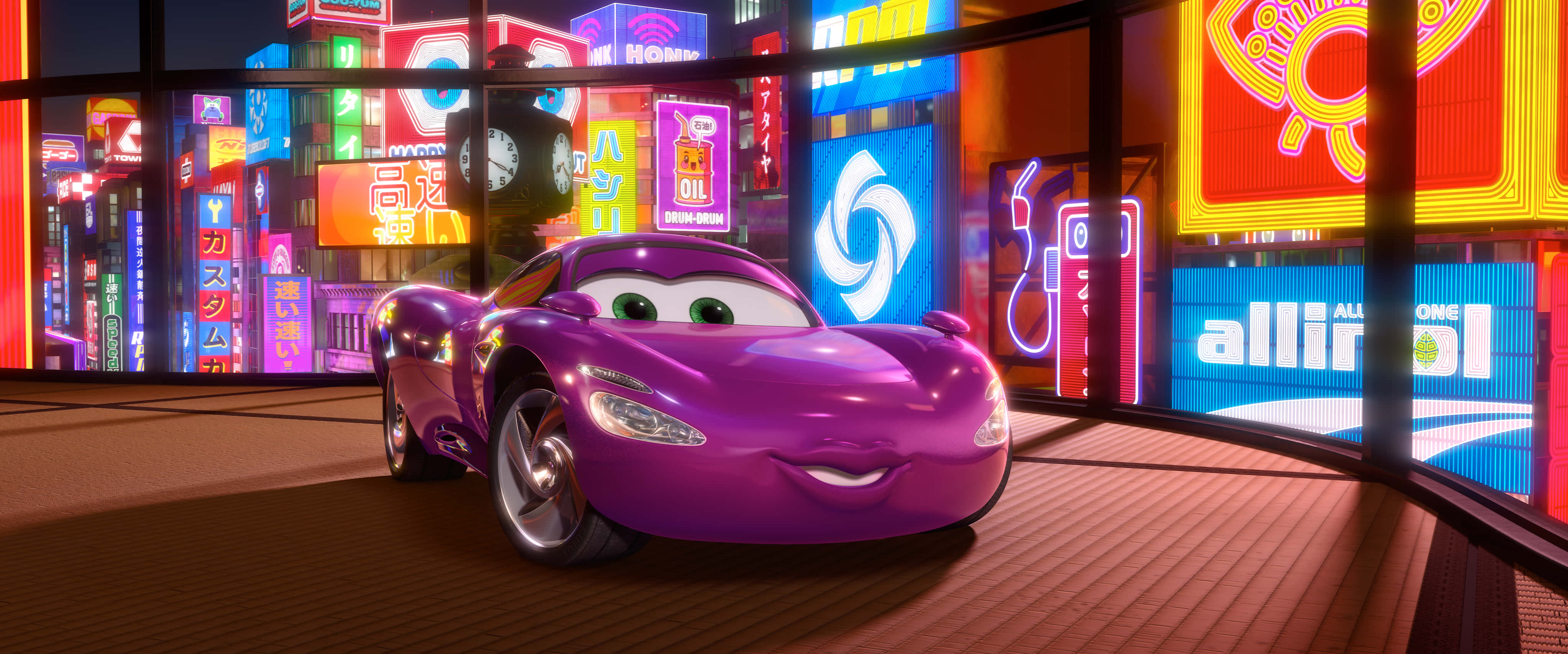 「速度、風格與樂趣，盡在《Cars 2》」 壁紙
