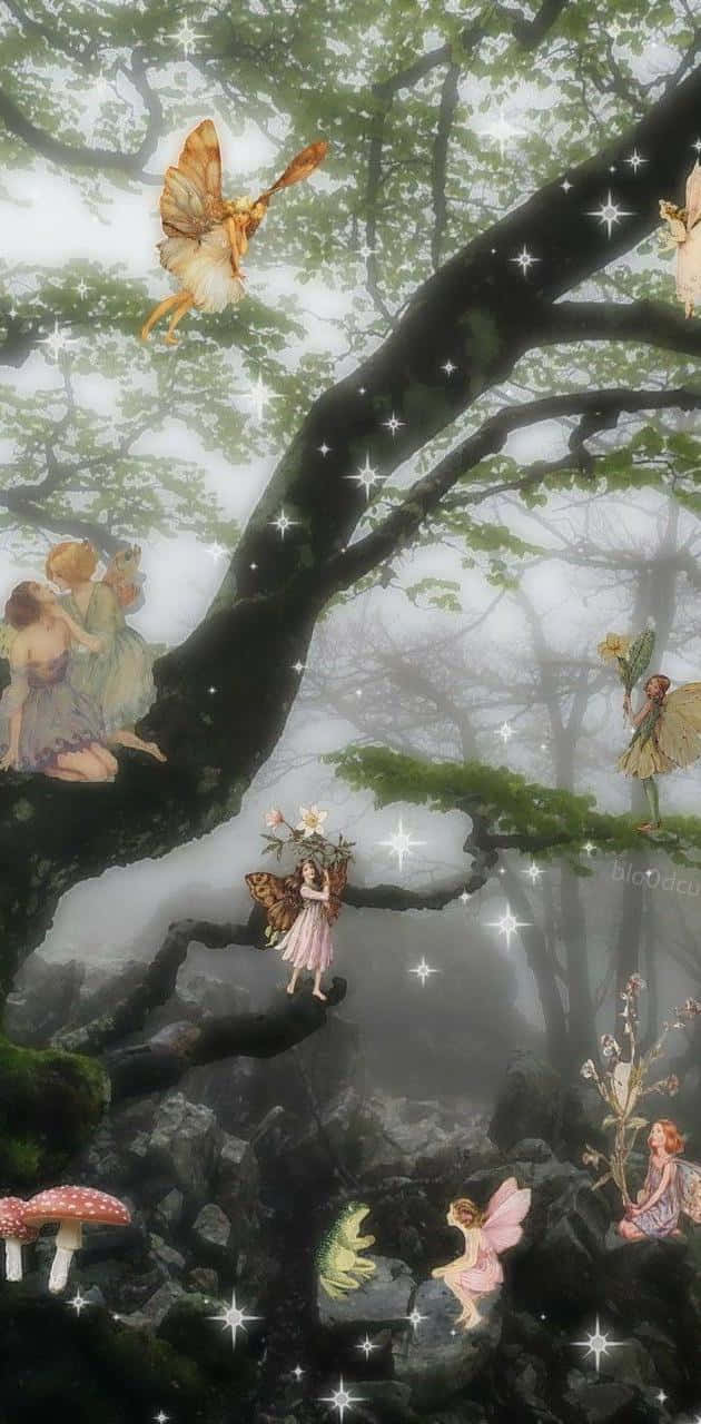 進入精靈美學的奇幻世界 壁紙