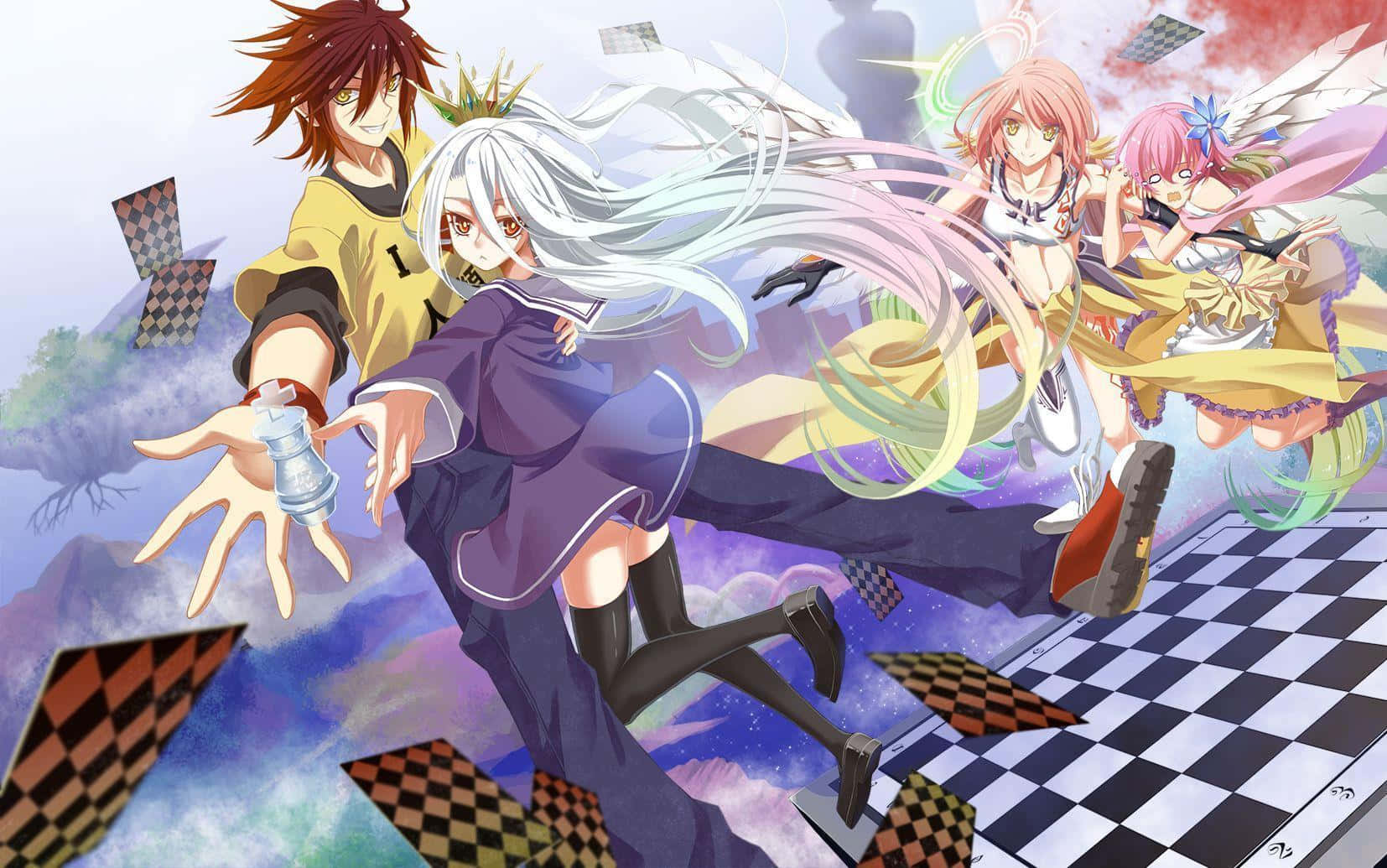 遊戲大師，空與白 壁紙