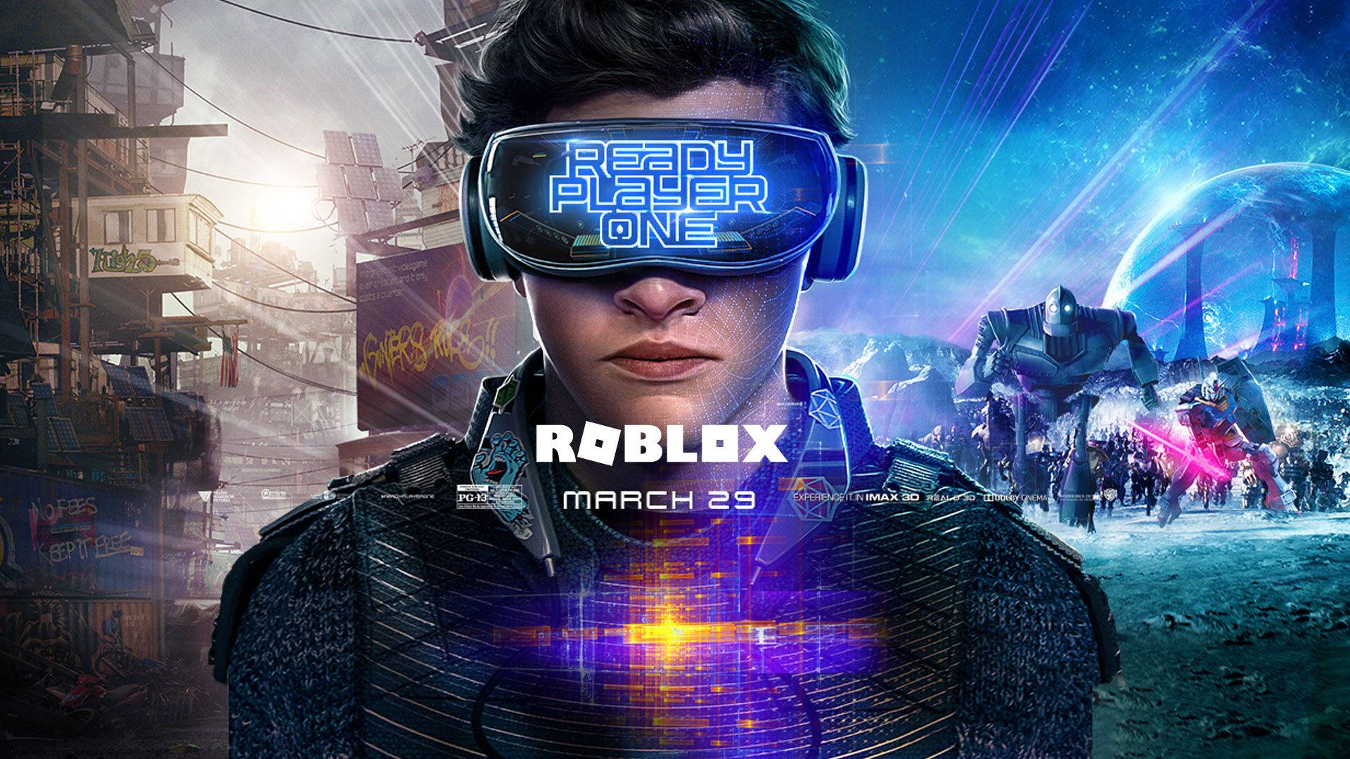 Roblox 角色在《一級玩家》中的酷炫高畫質桌布 — 羅布樂思 壁紙