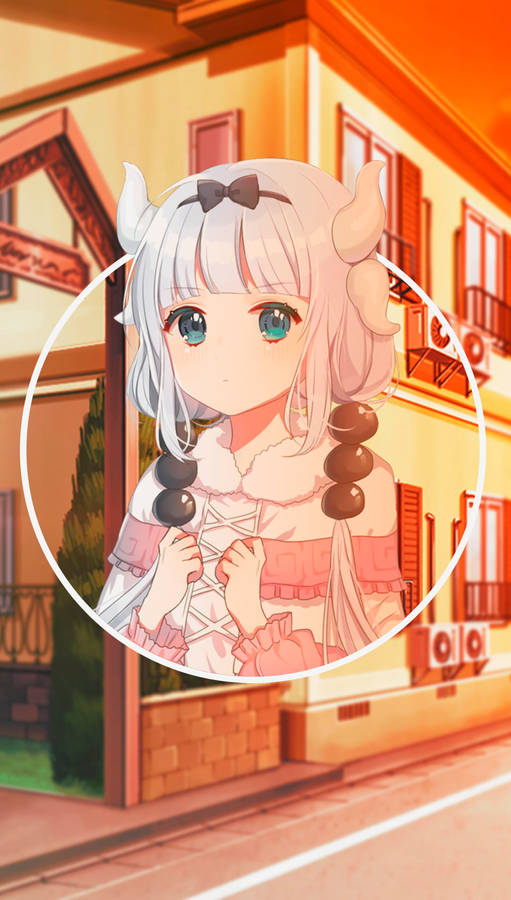 酷炫动漫女孩头像 女仆神奈 壁紙