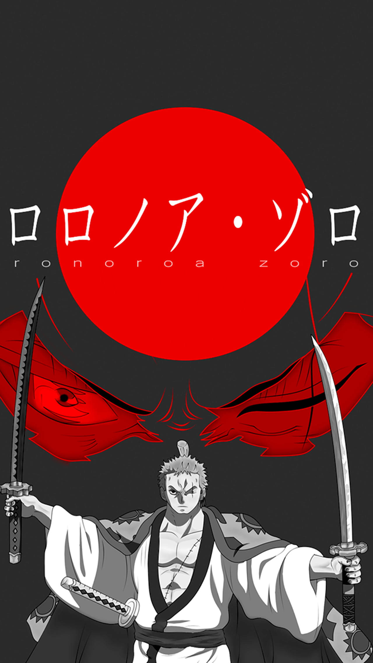 酷炫动漫男孩头像 罗罗诺亚·索隆 壁紙