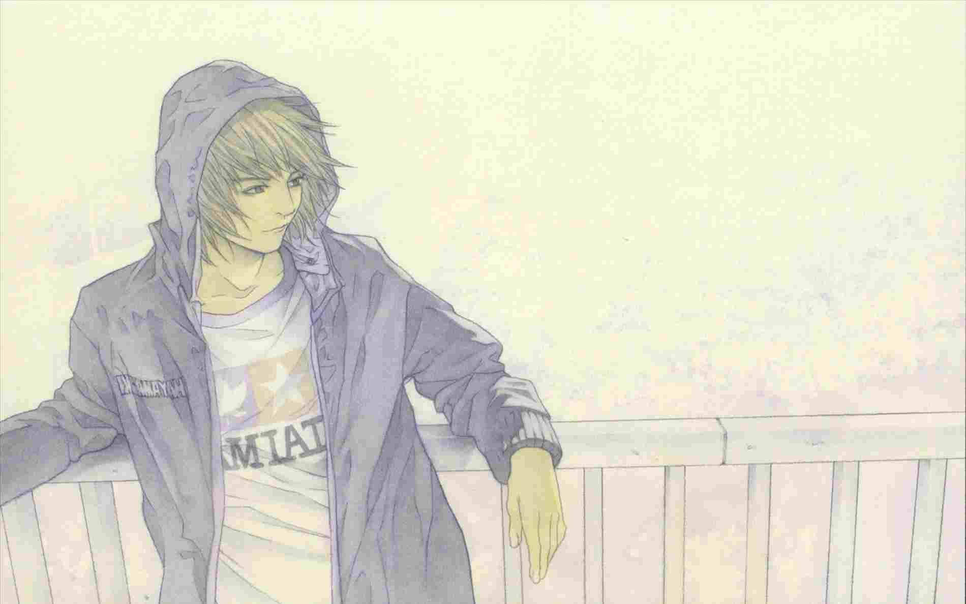 酷炫动漫男孩插画 壁紙