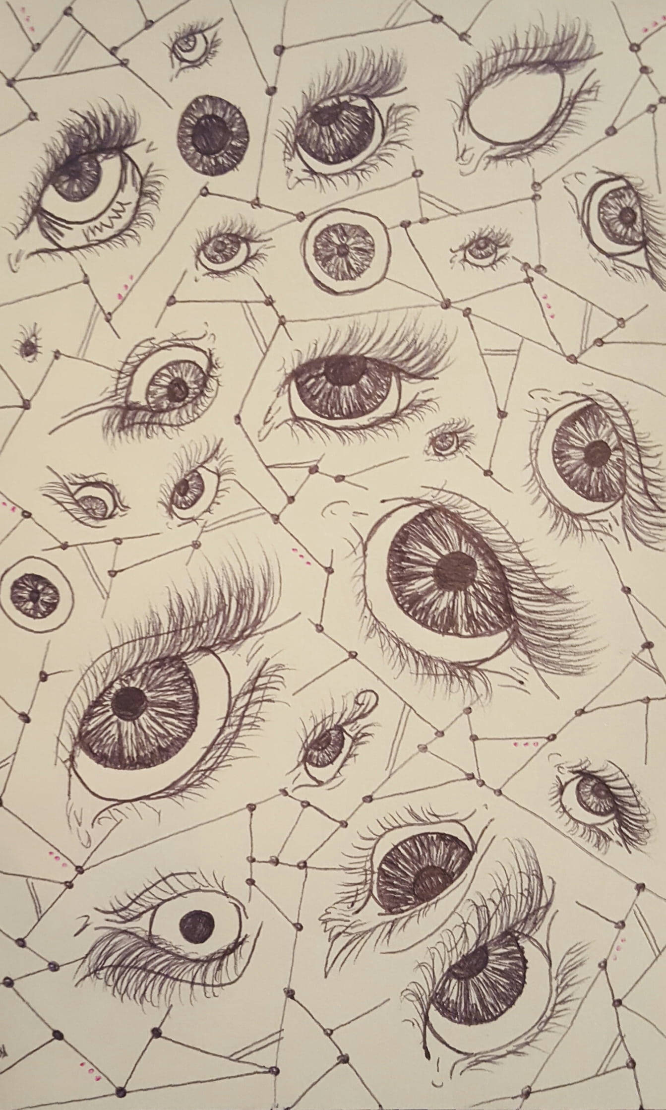 酷炫眼睛绘画 壁紙