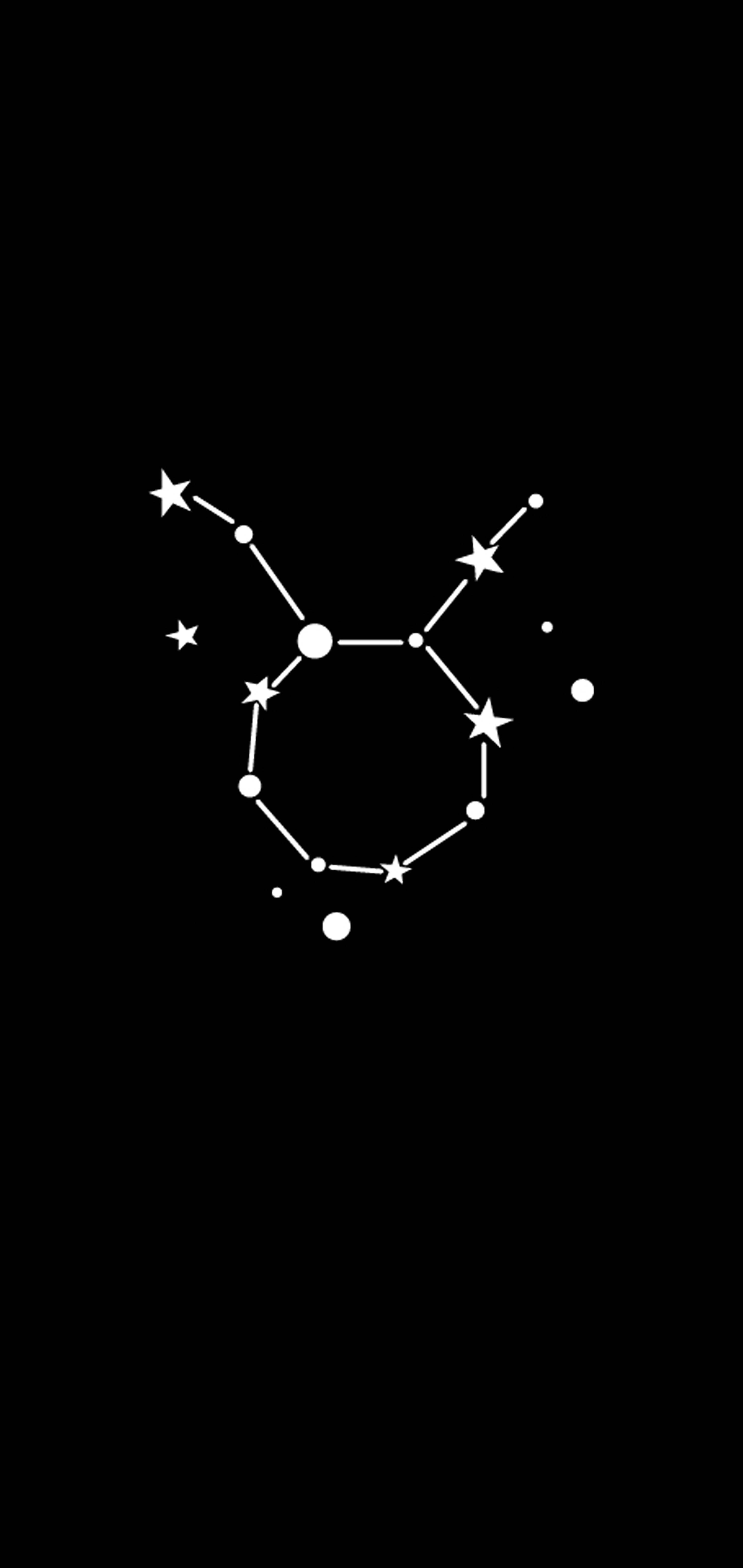 金牛座黑白星象 壁紙