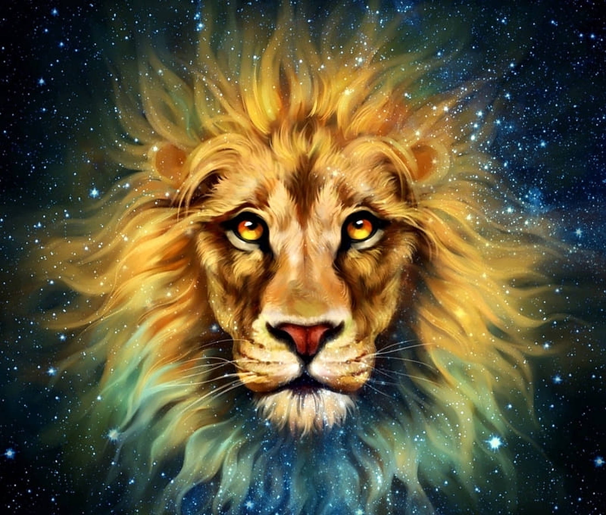金色獅子星系 壁紙