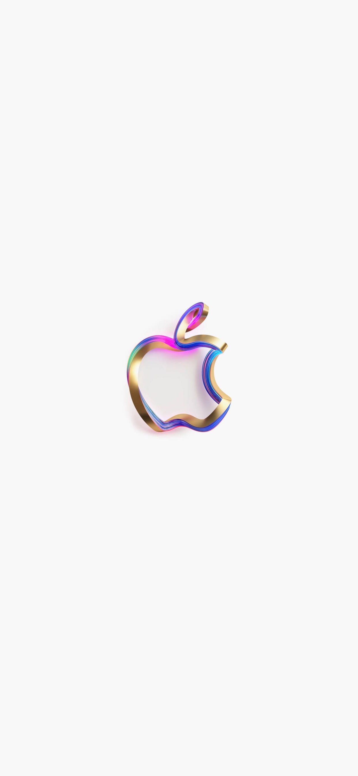 金色蘋果標誌 iPhone 壁紙
