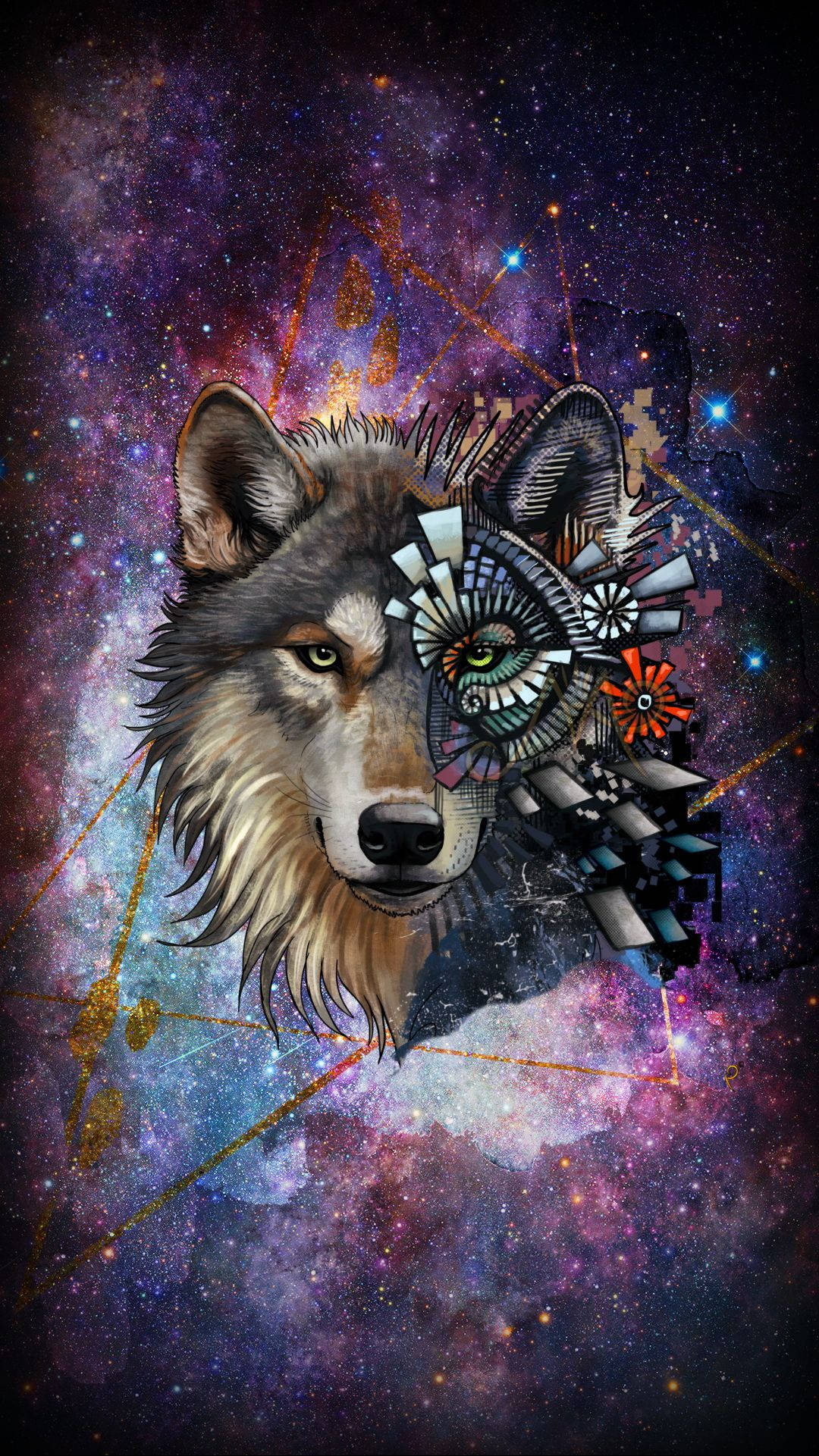 銀河狼奇幻美學 壁紙