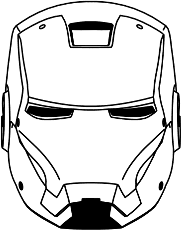 鋼鐵人頭盔輪廓 壁紙