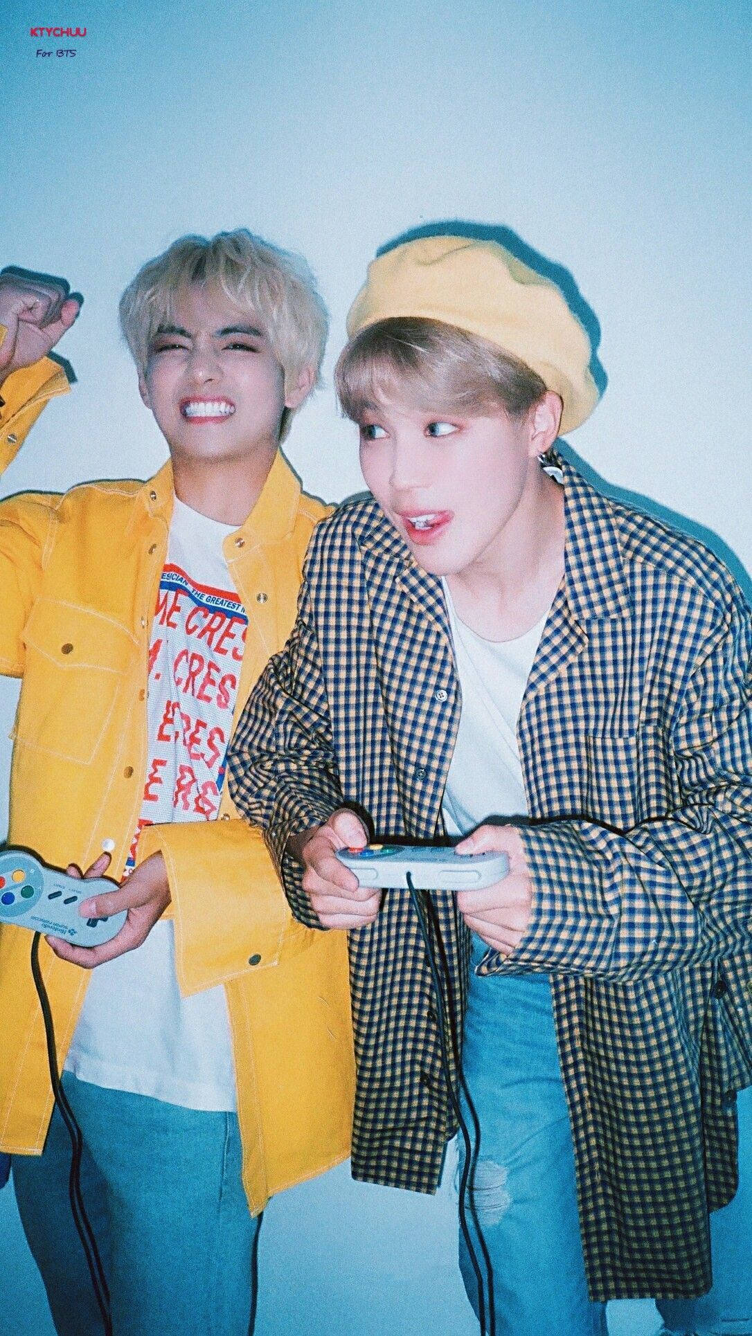 防弹少年团 Jimin 与 V 2020 壁紙
