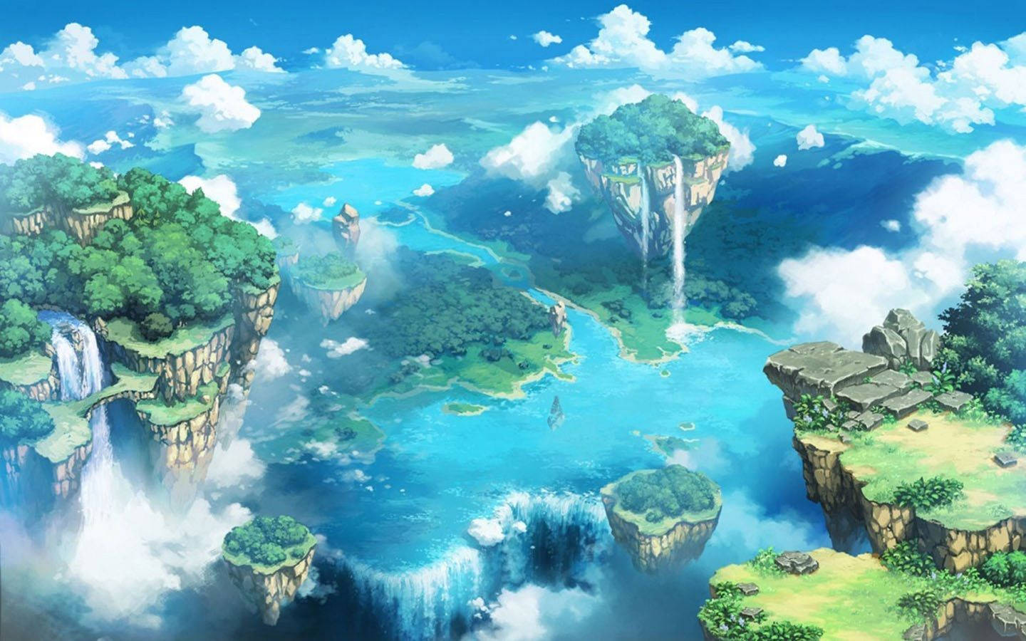 阿巴拉特群島美學動畫風景 壁紙
