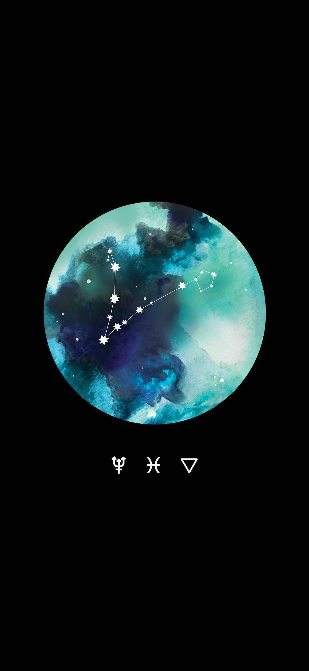 雙魚座藍月星座 壁紙