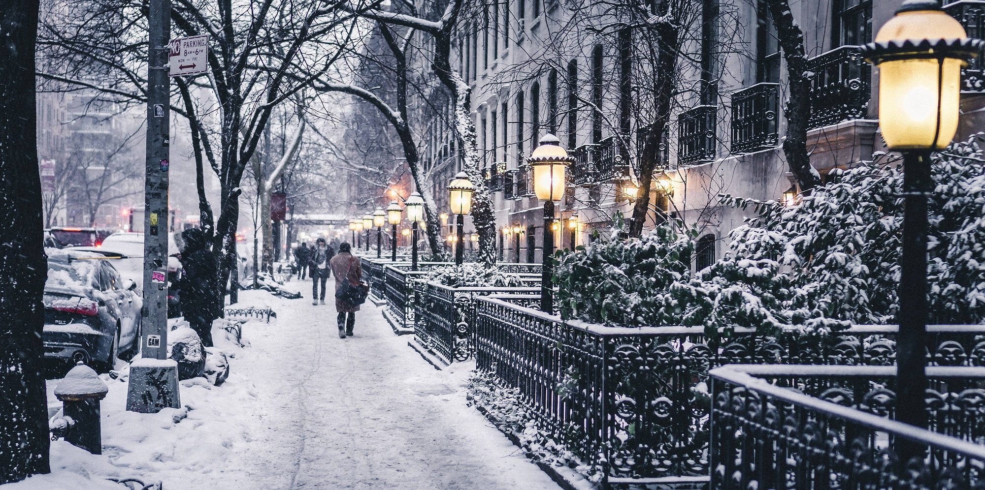 雪景街邊美學 壁紙
