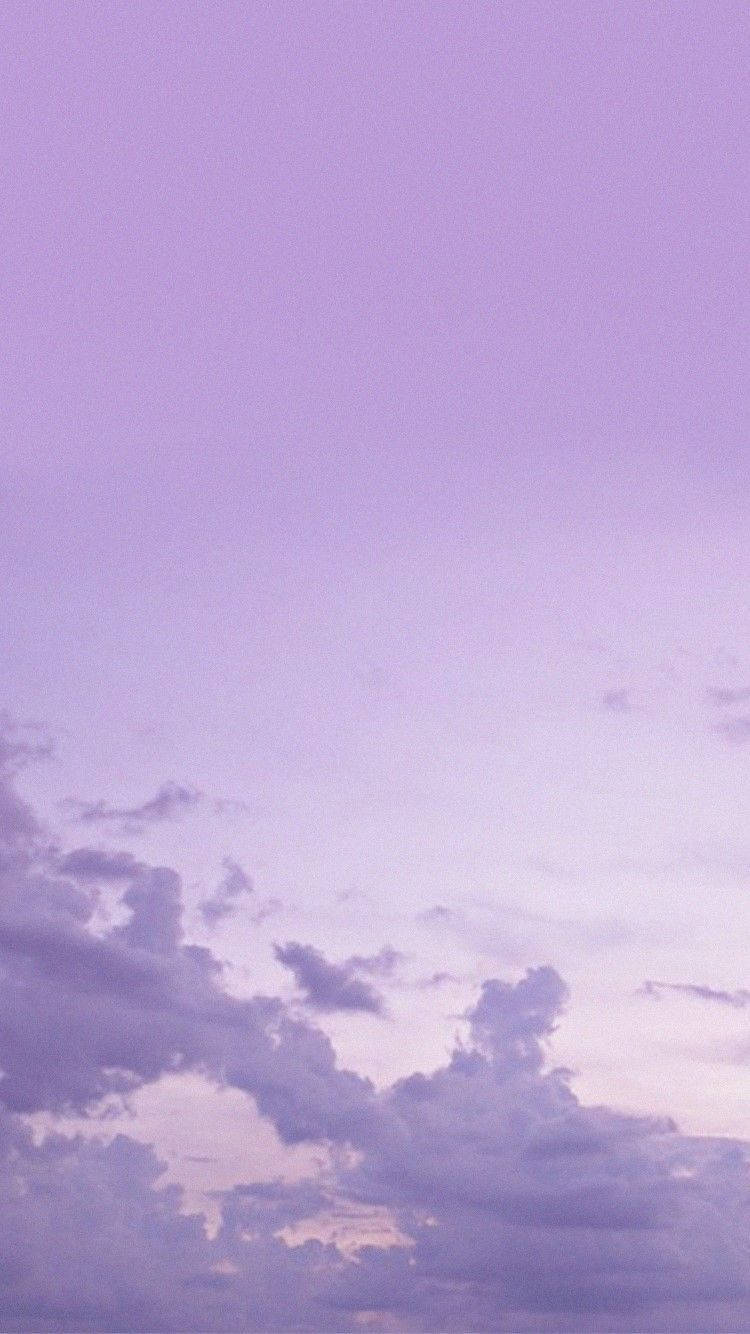 雲霧天空淡紫Tumblr 壁紙