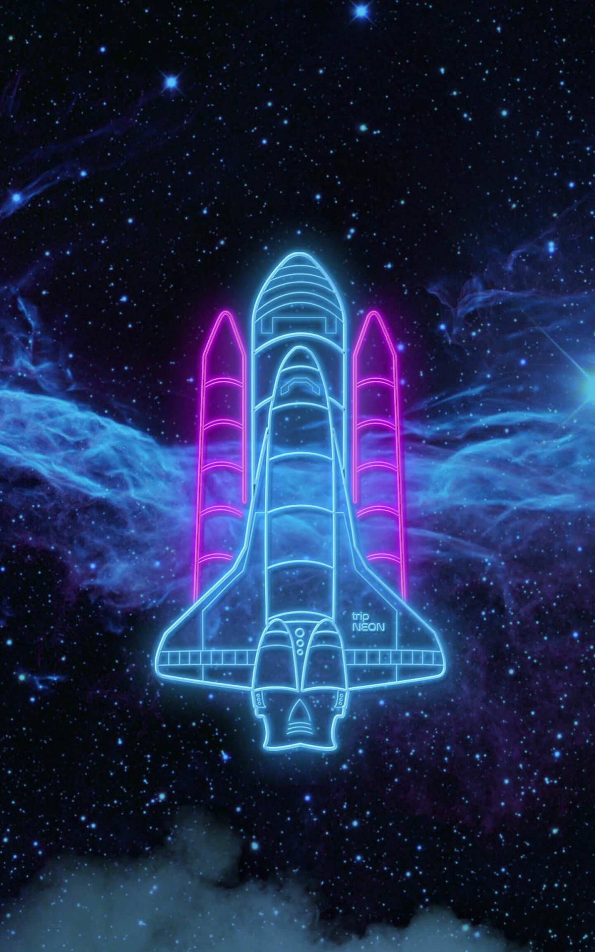 霓虹太空船 壁紙