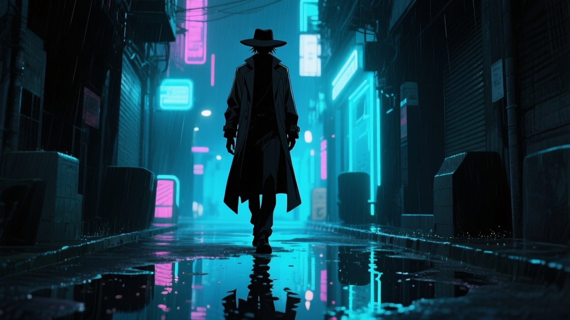 霓虹暗夜潛行者 壁紙