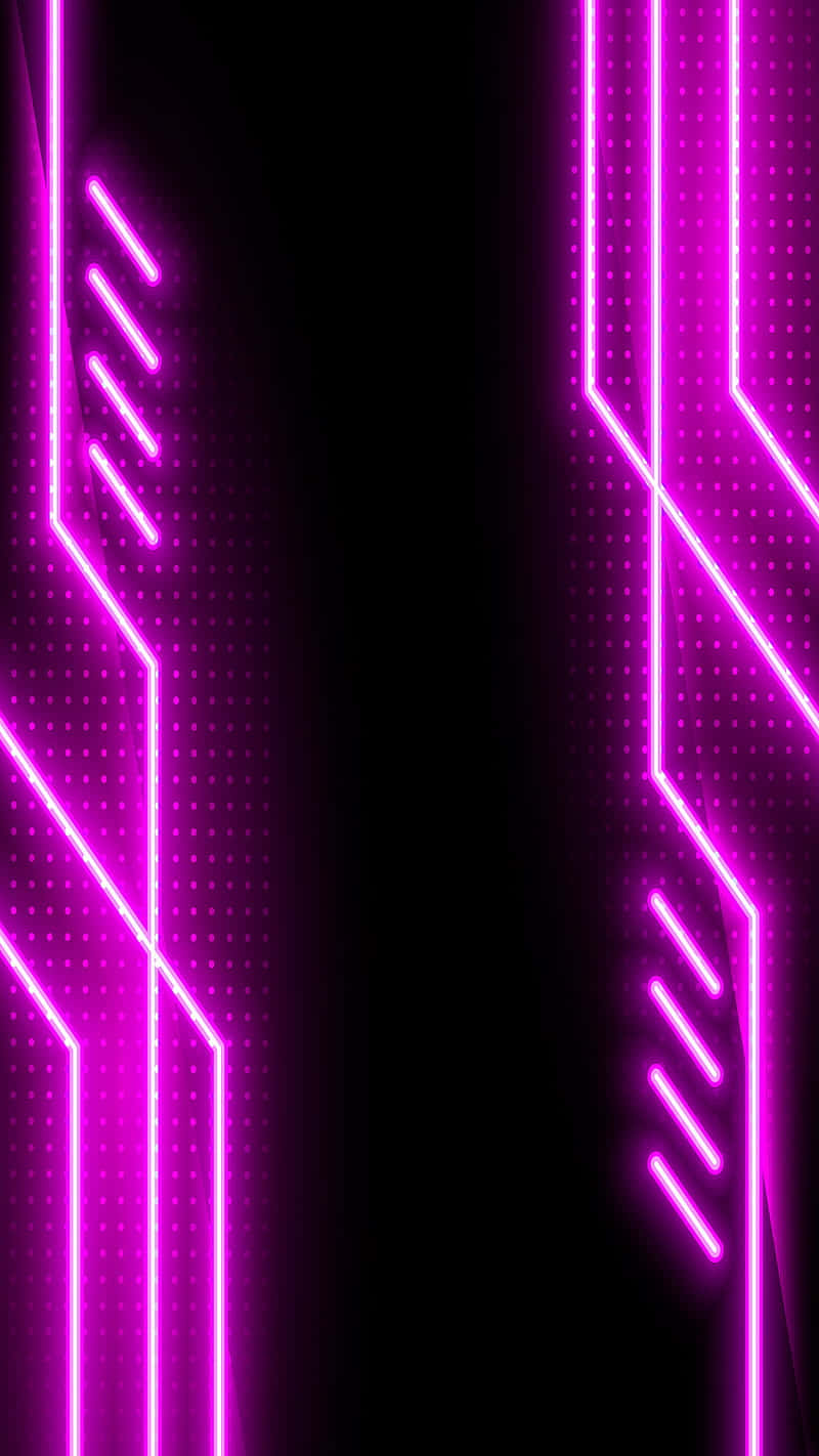 霓虹紫光 壁紙