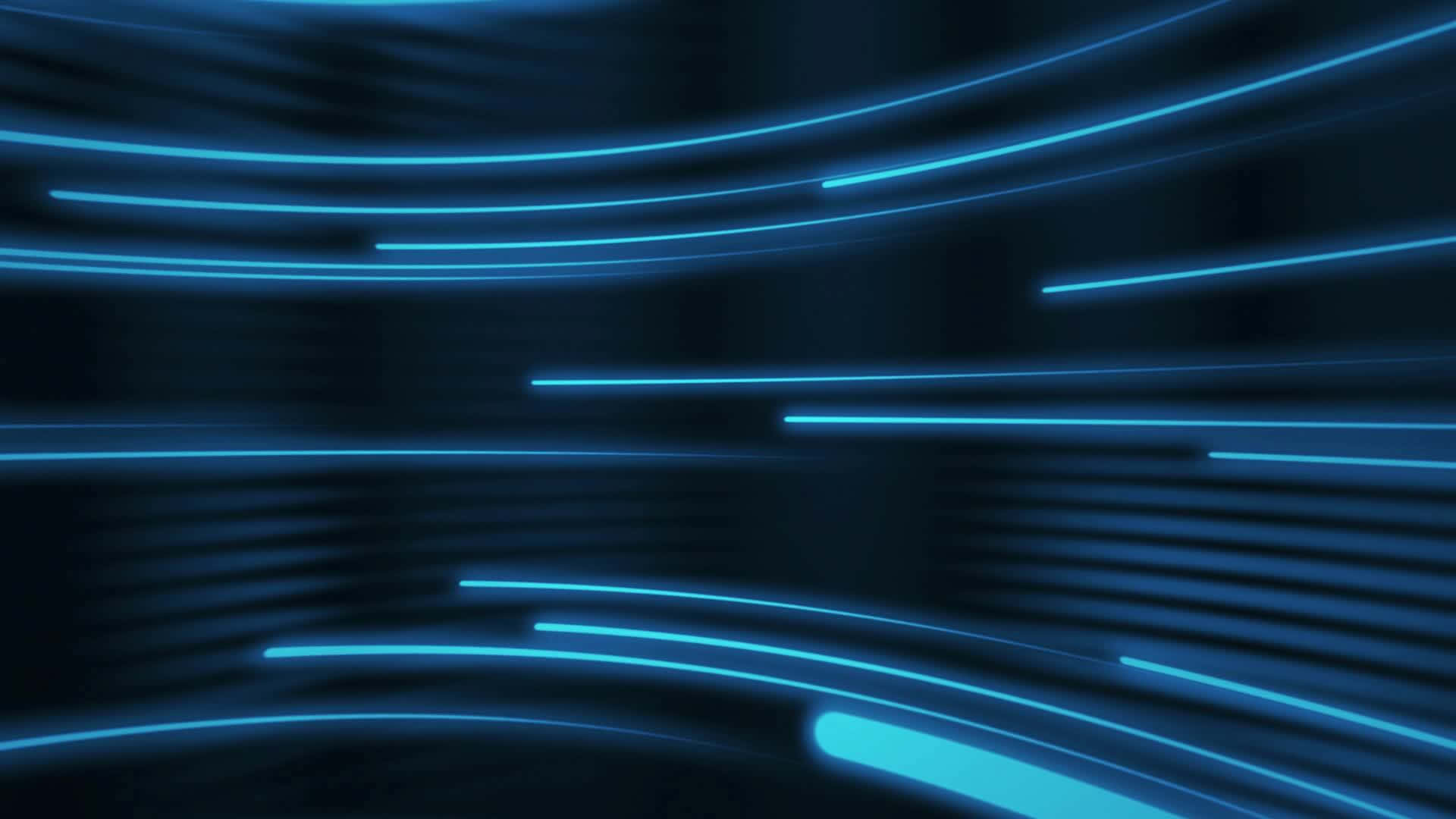 霓虹蓝抽象背景 壁紙