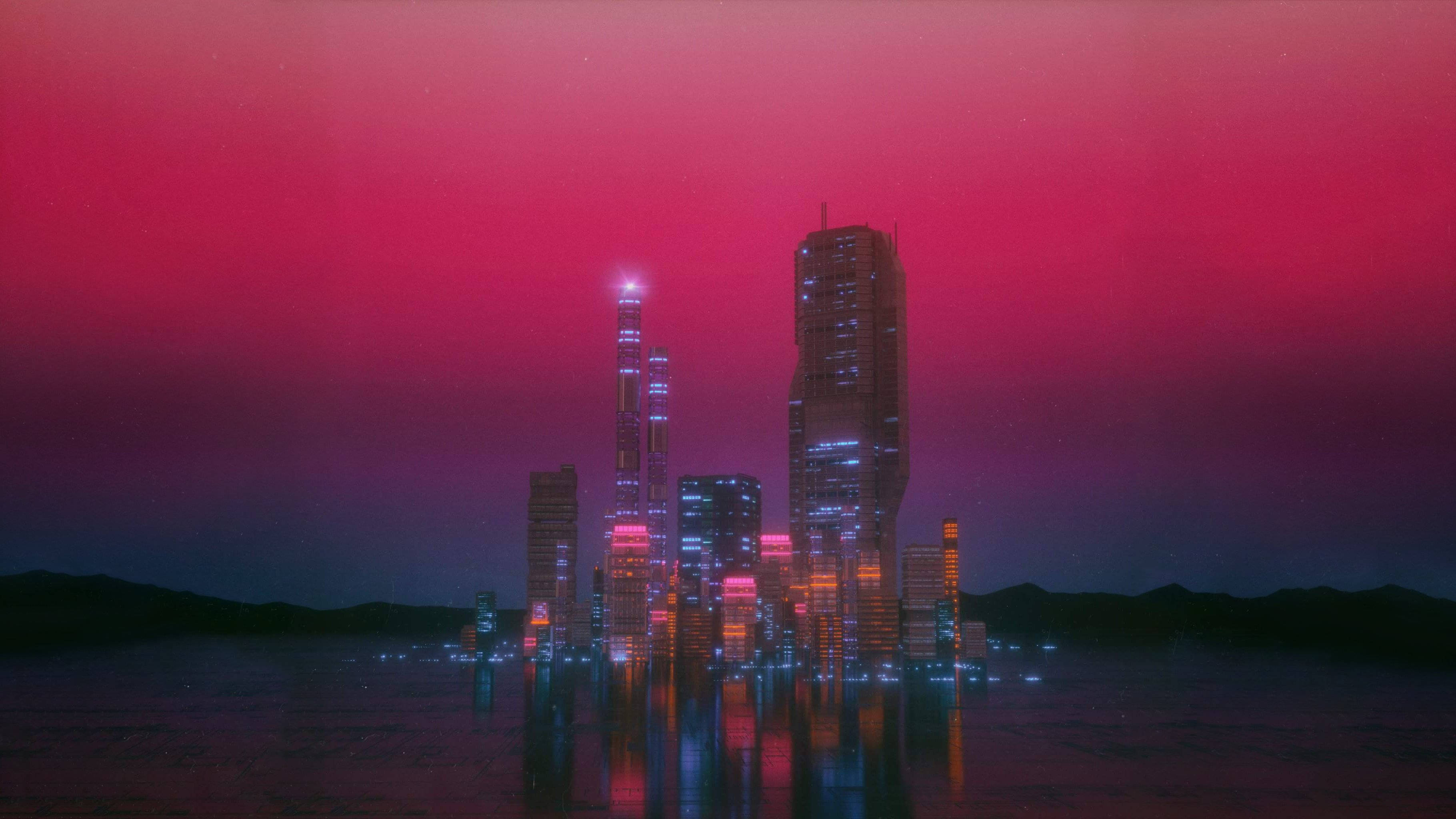 霓虹都市狂潮 壁紙