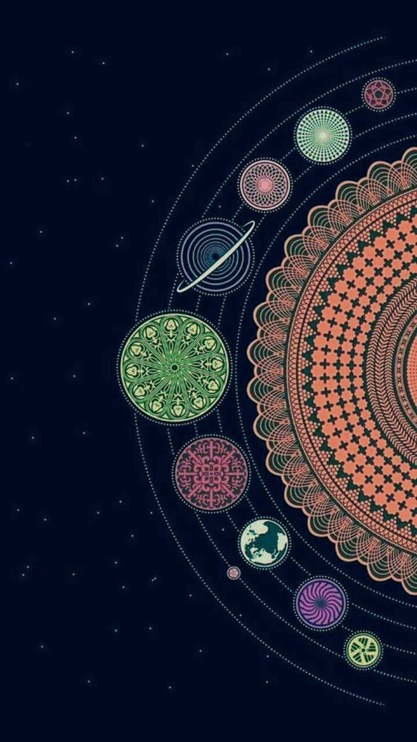 靈性美學太陽曼陀羅 壁紙
