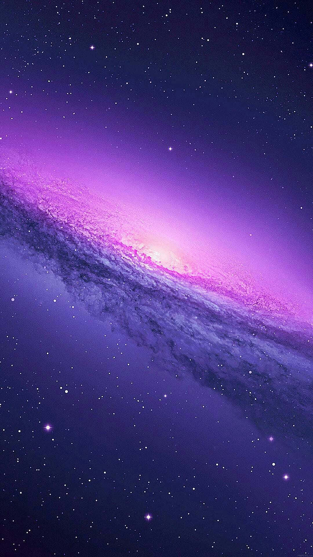 靛藍明亮星系數位藝術 壁紙