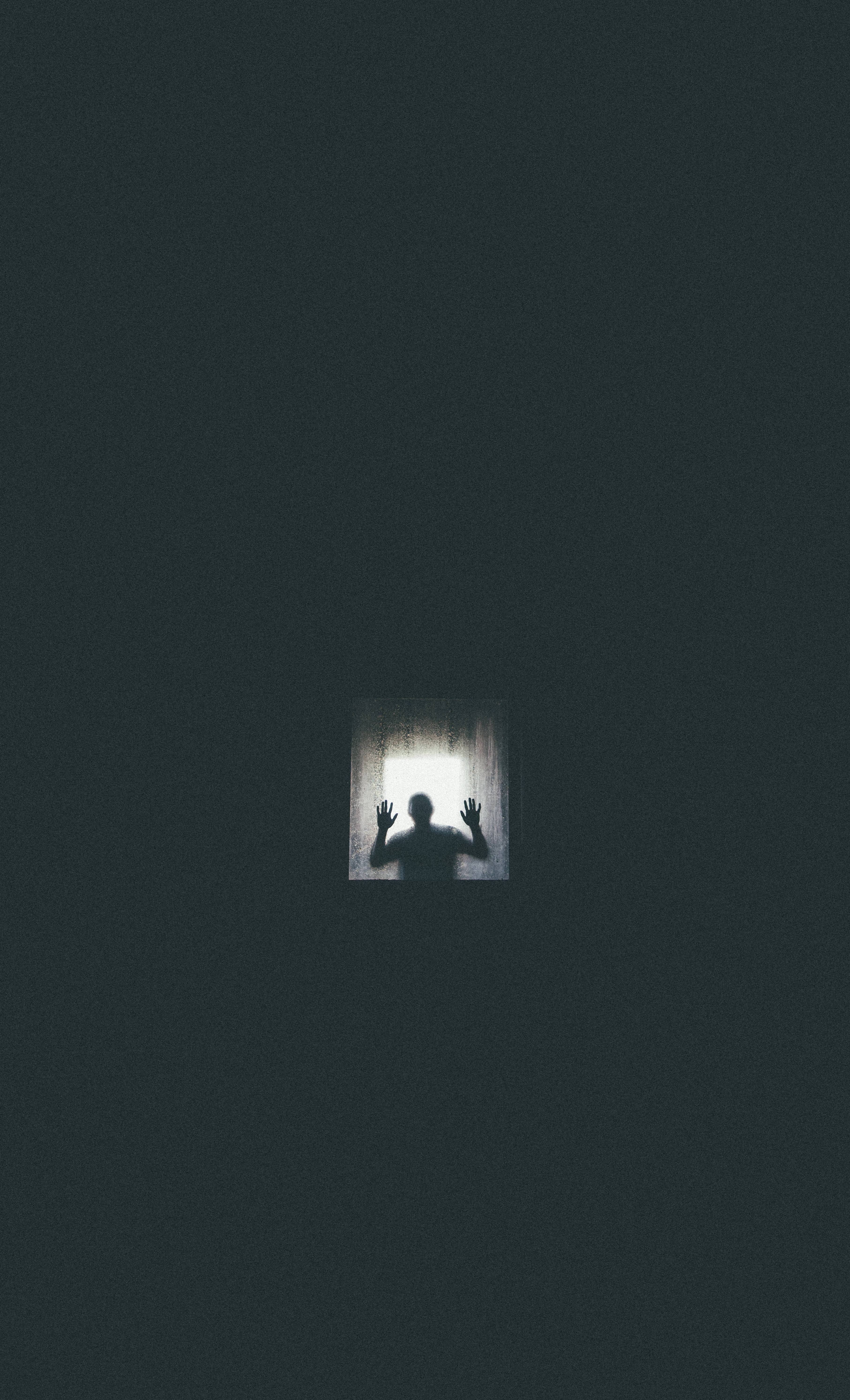 面對心理健康掙扎的男子 壁紙