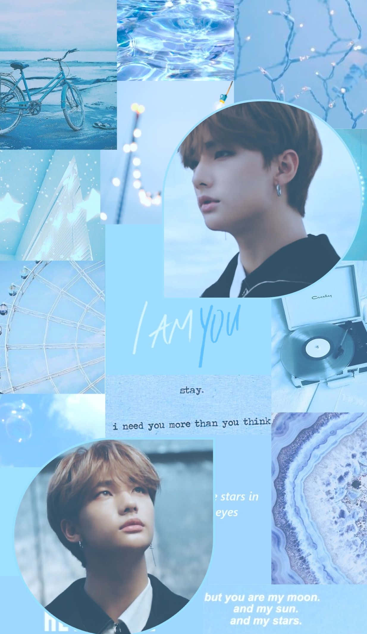 韓國歌手 Hyunjin I Am You 拼貼 壁紙