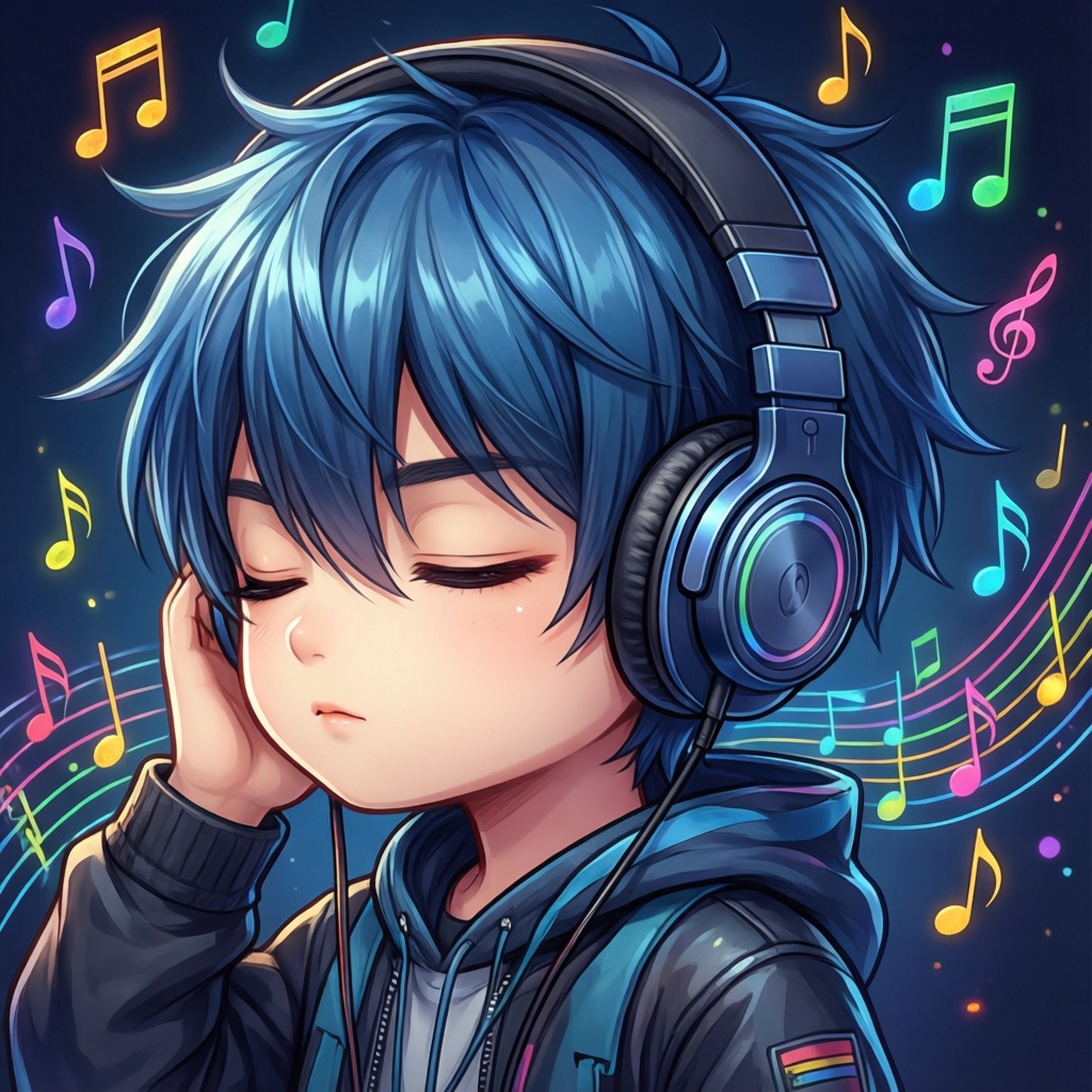 音樂耳機男孩 壁紙